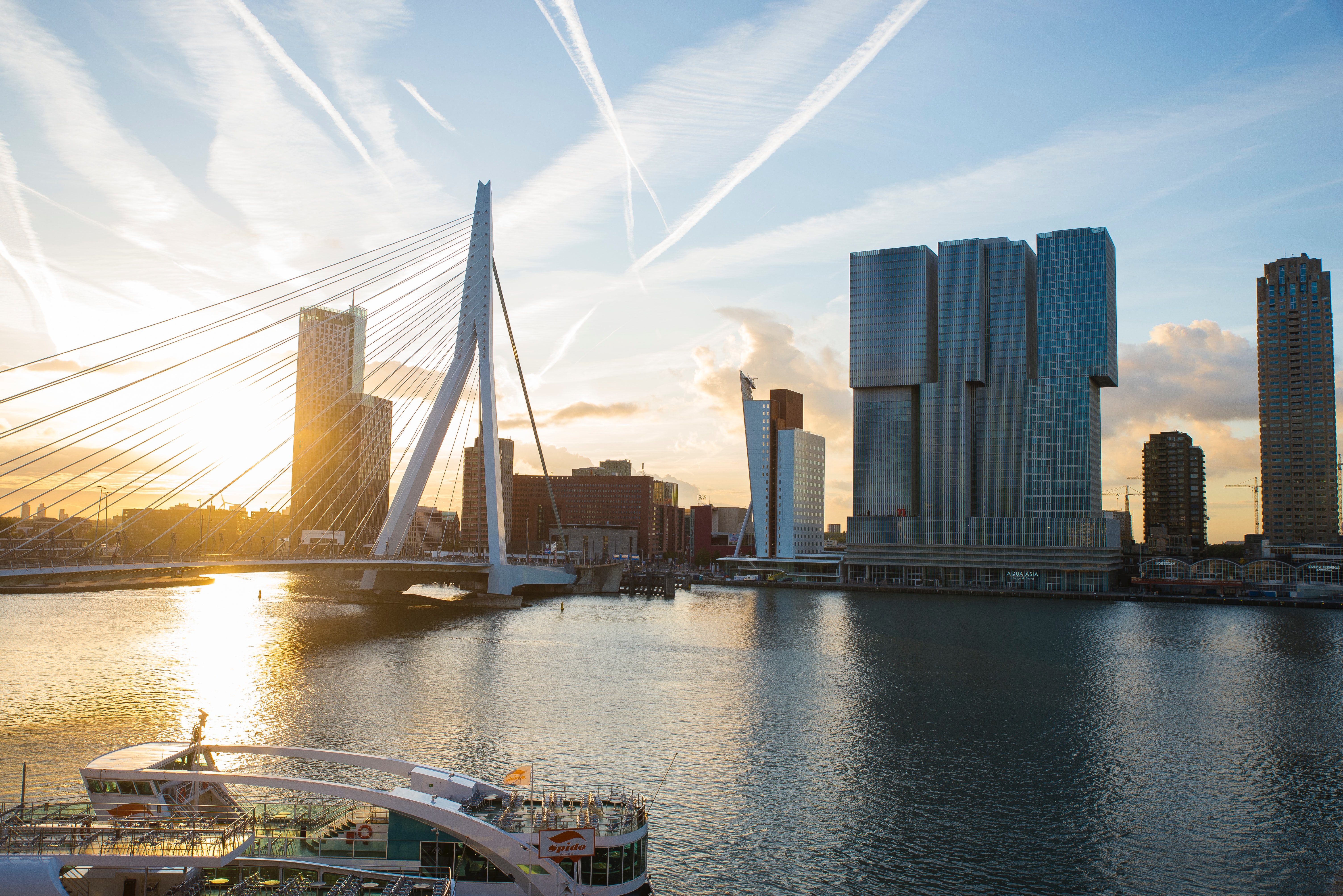 Fietsroute Rotterdam Haven en Water