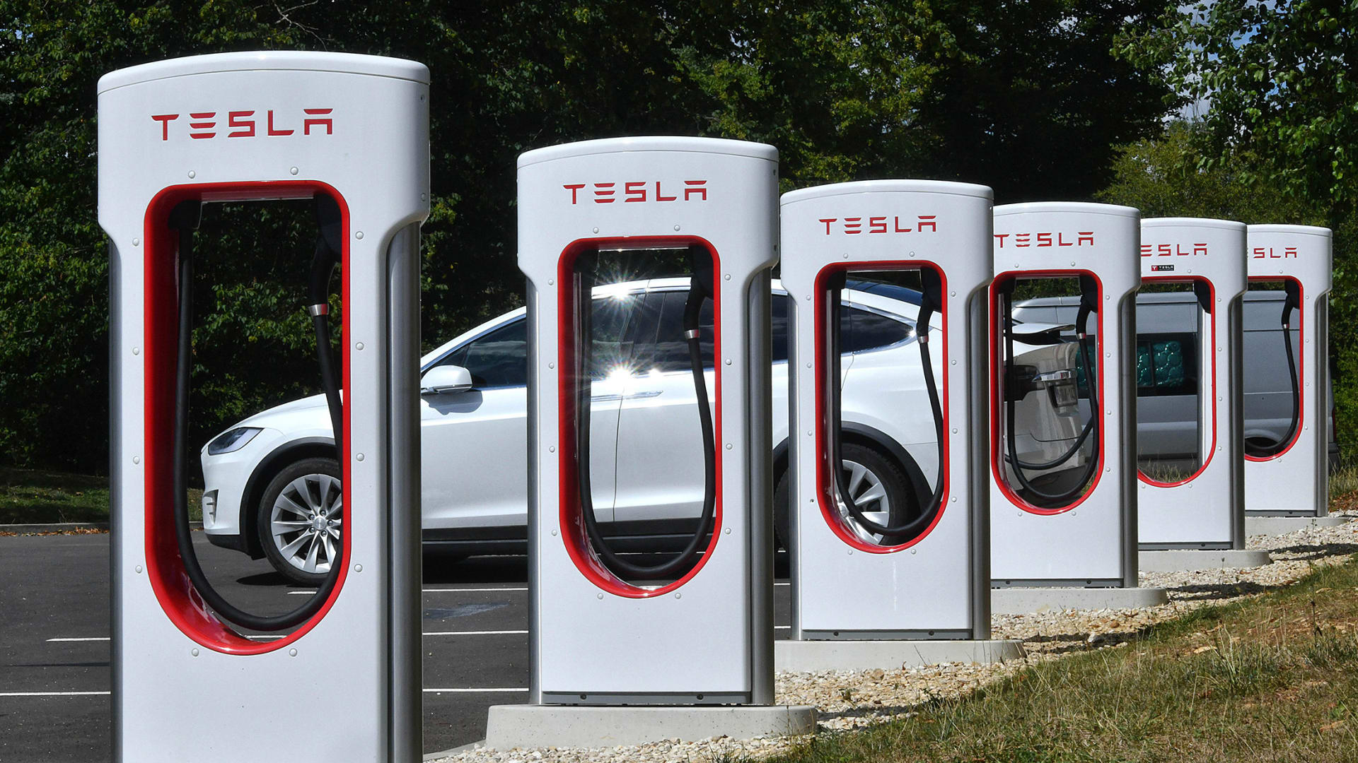 Tesla superchargers (150KW)