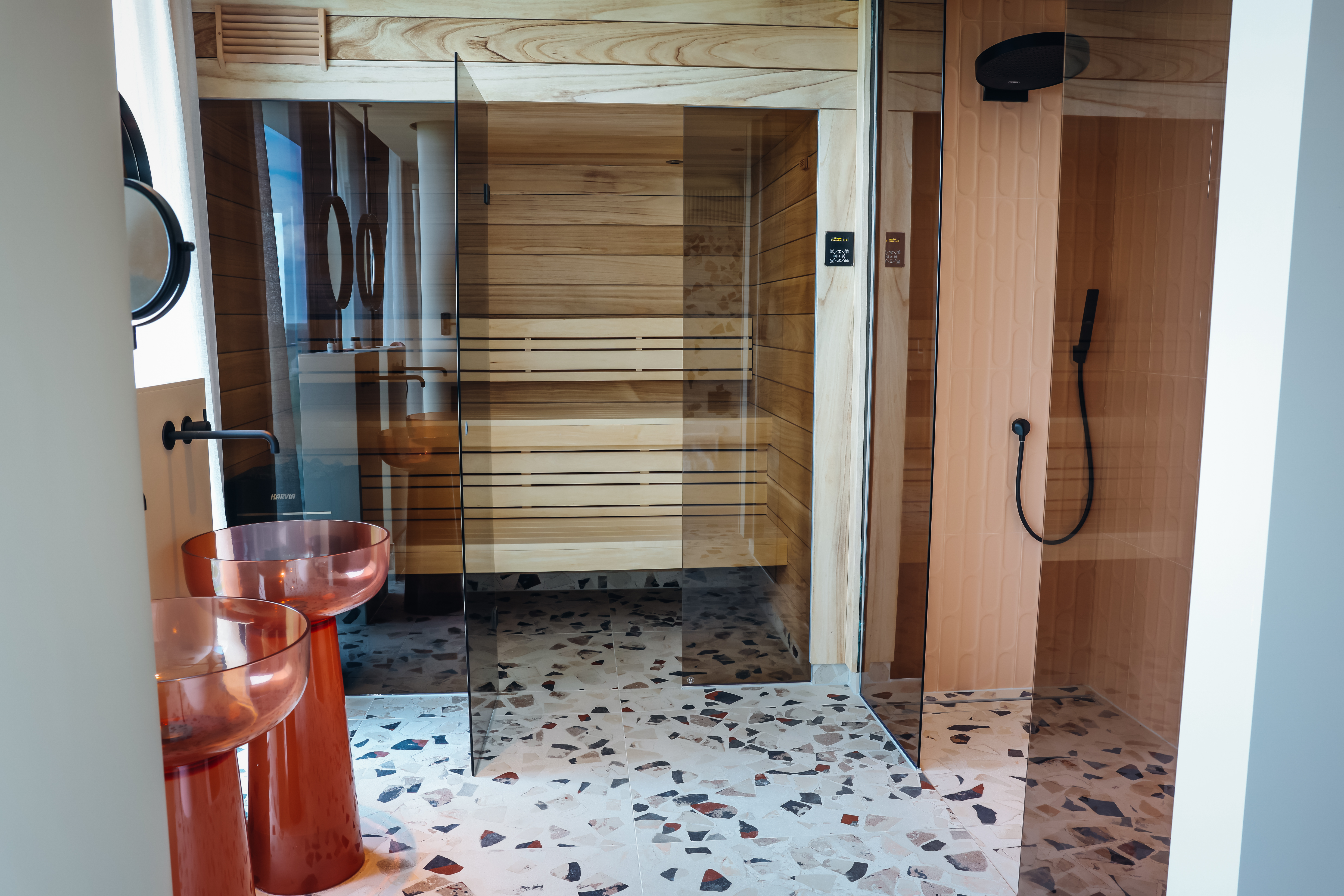 Kamer met privé sauna
