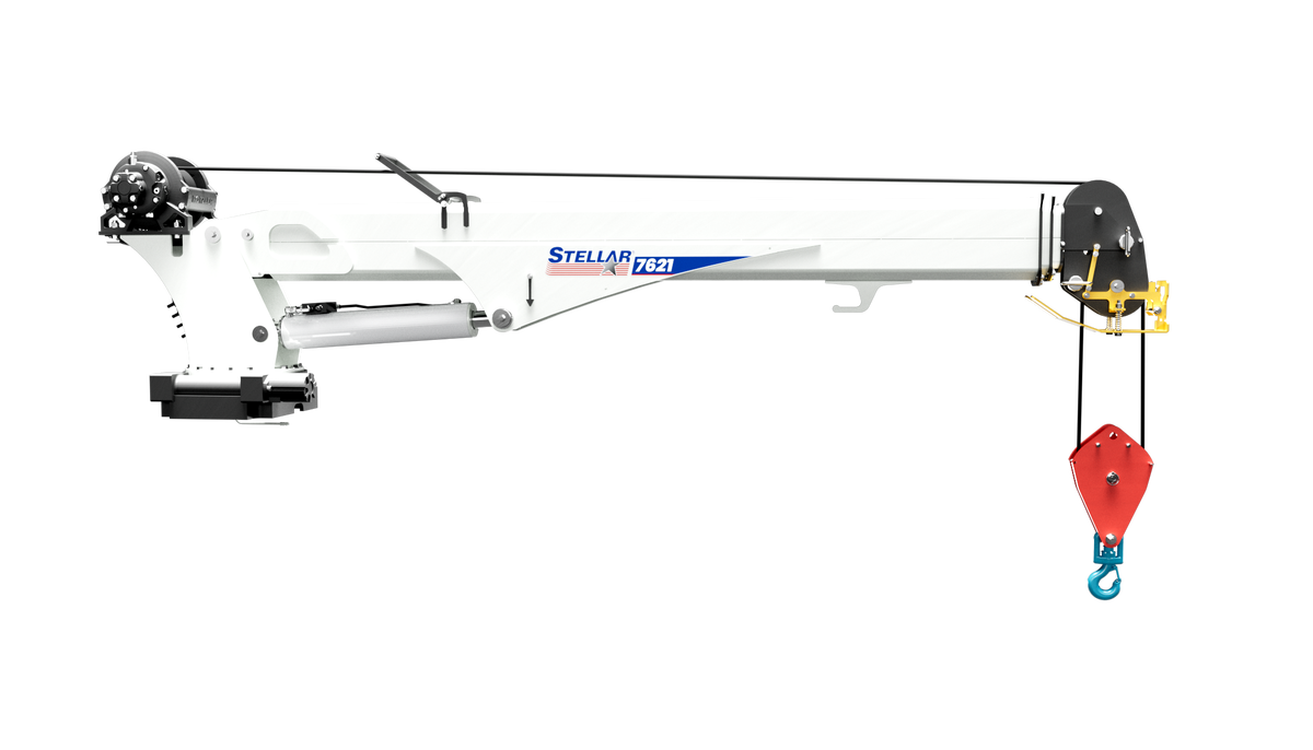 Stellar 7621 hydraulic steel crane