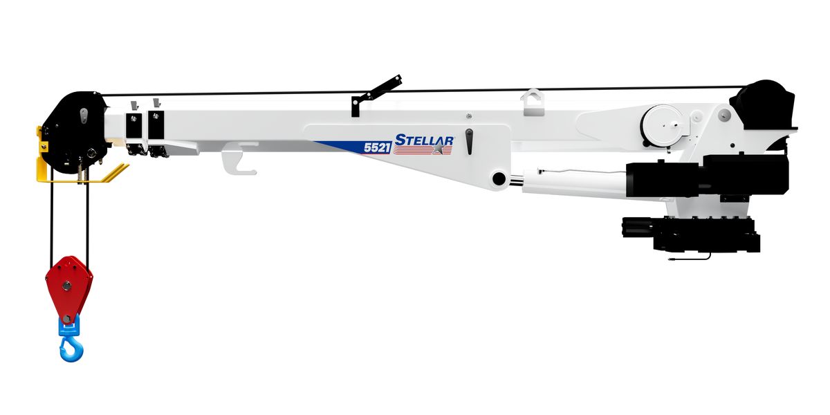 Stellar 5521 electric-hydraulic light-duty crane