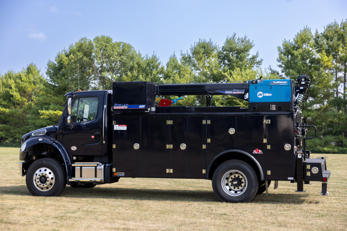 Stellar TMAX welder body with Miller Trailblazer