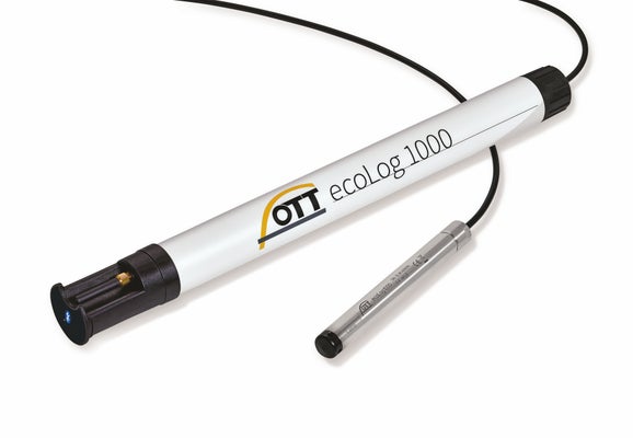 OTT ecoLog 1000, Measuring Range 0-13 ft (0-4 m) with 26 Ah Battery and Conductivity