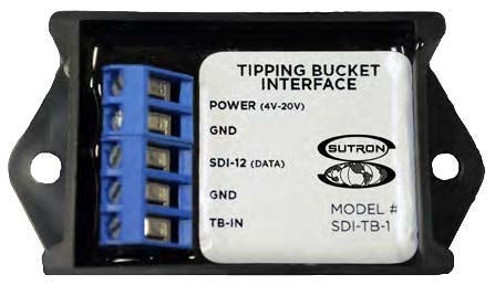 SUTRON SDI-12 Tipping Bucket Interface with Internal Backup Power