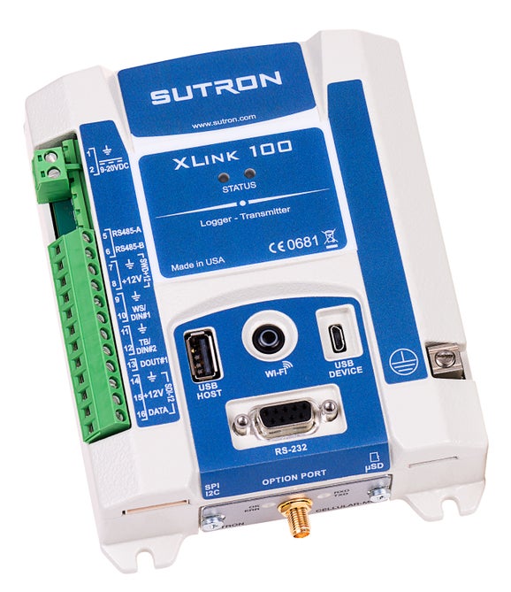 SUTRON XLink 100 Datalogger, Iridium Satellite, DOD Version