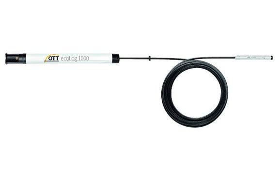 OTT ecoLog 1000, Measuring Range 0-13 ft (0-4 m) with 26 Ah Battery and Conductivity