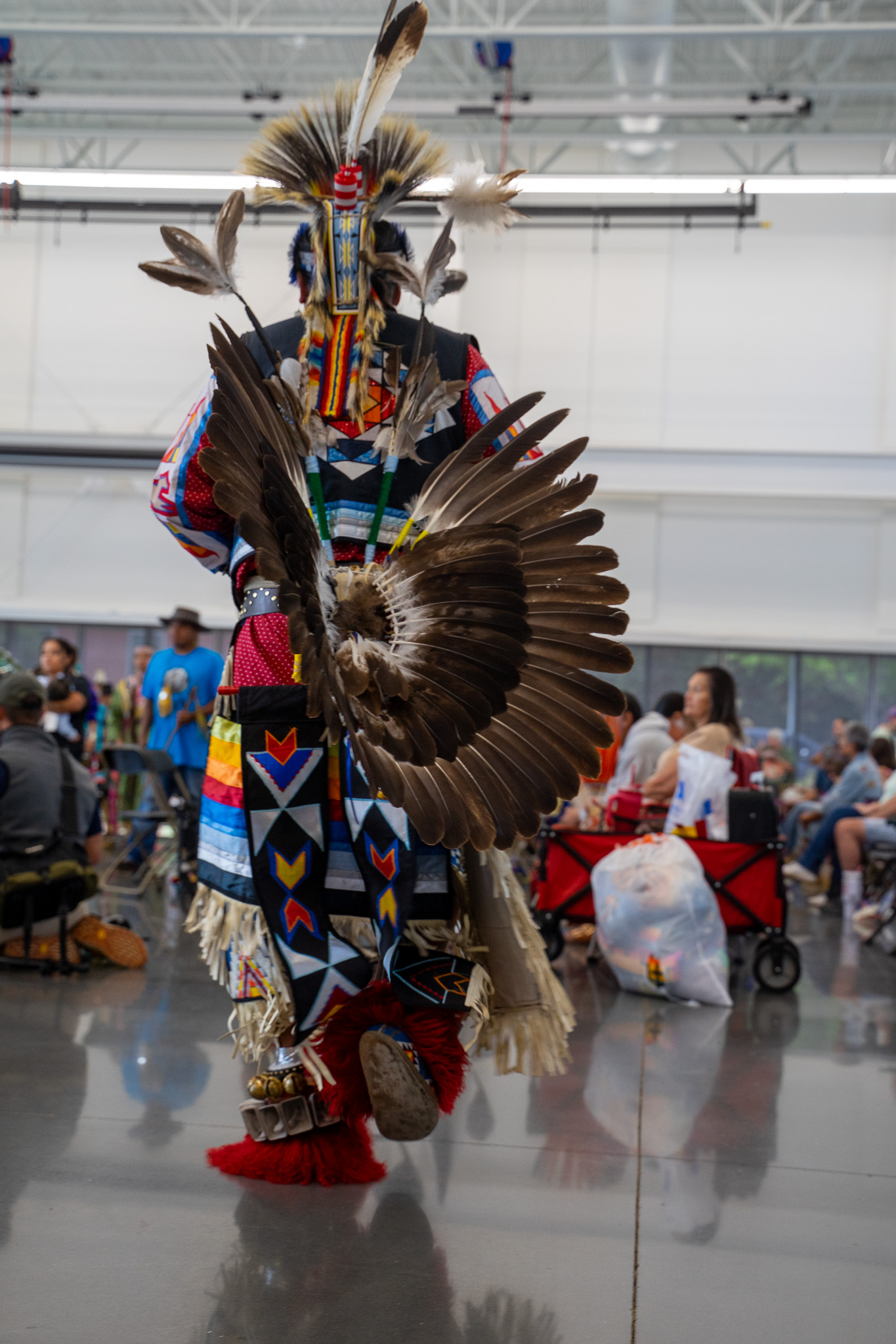 Male Native American dancing