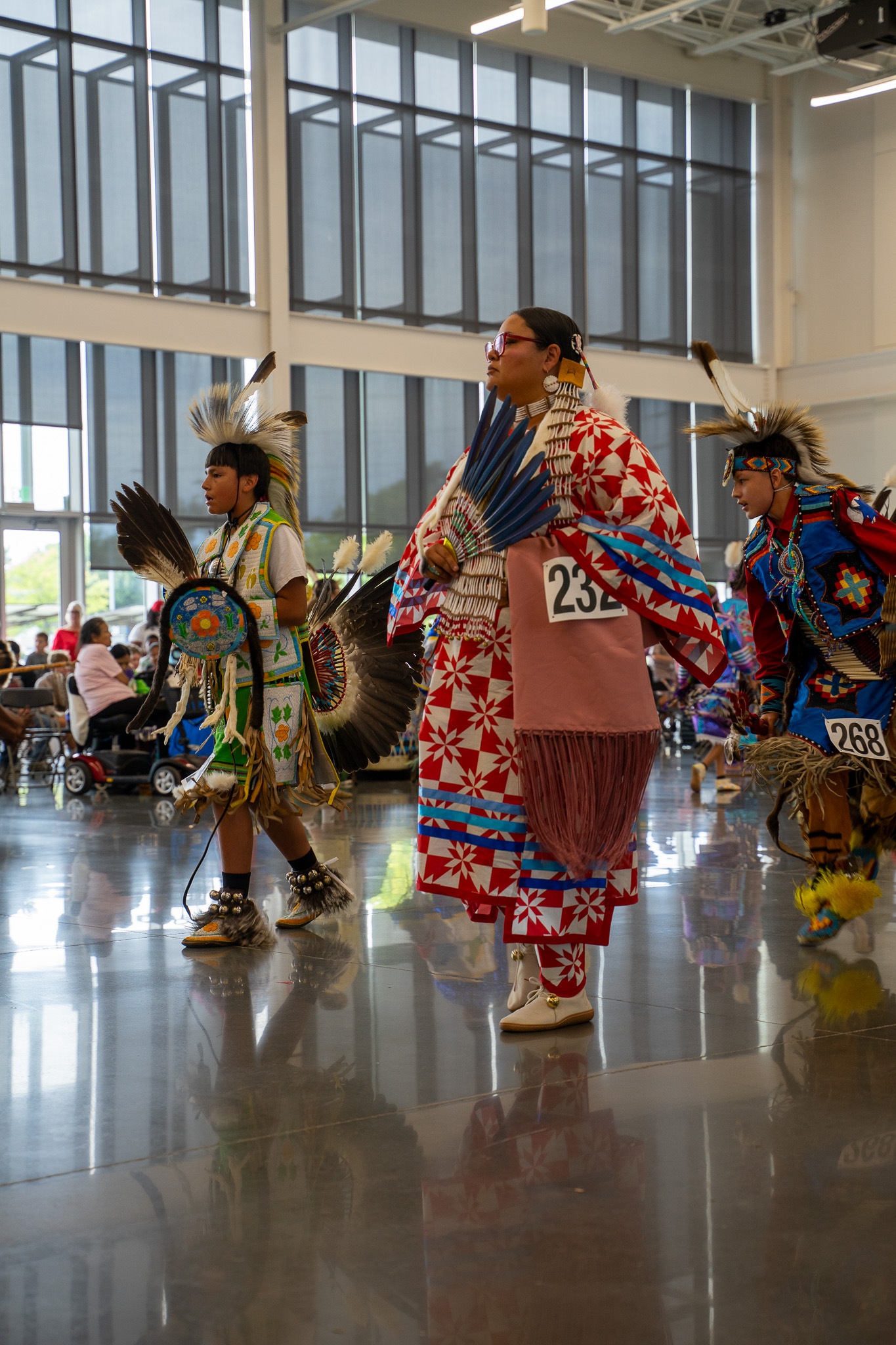Group of Native Americans dancing