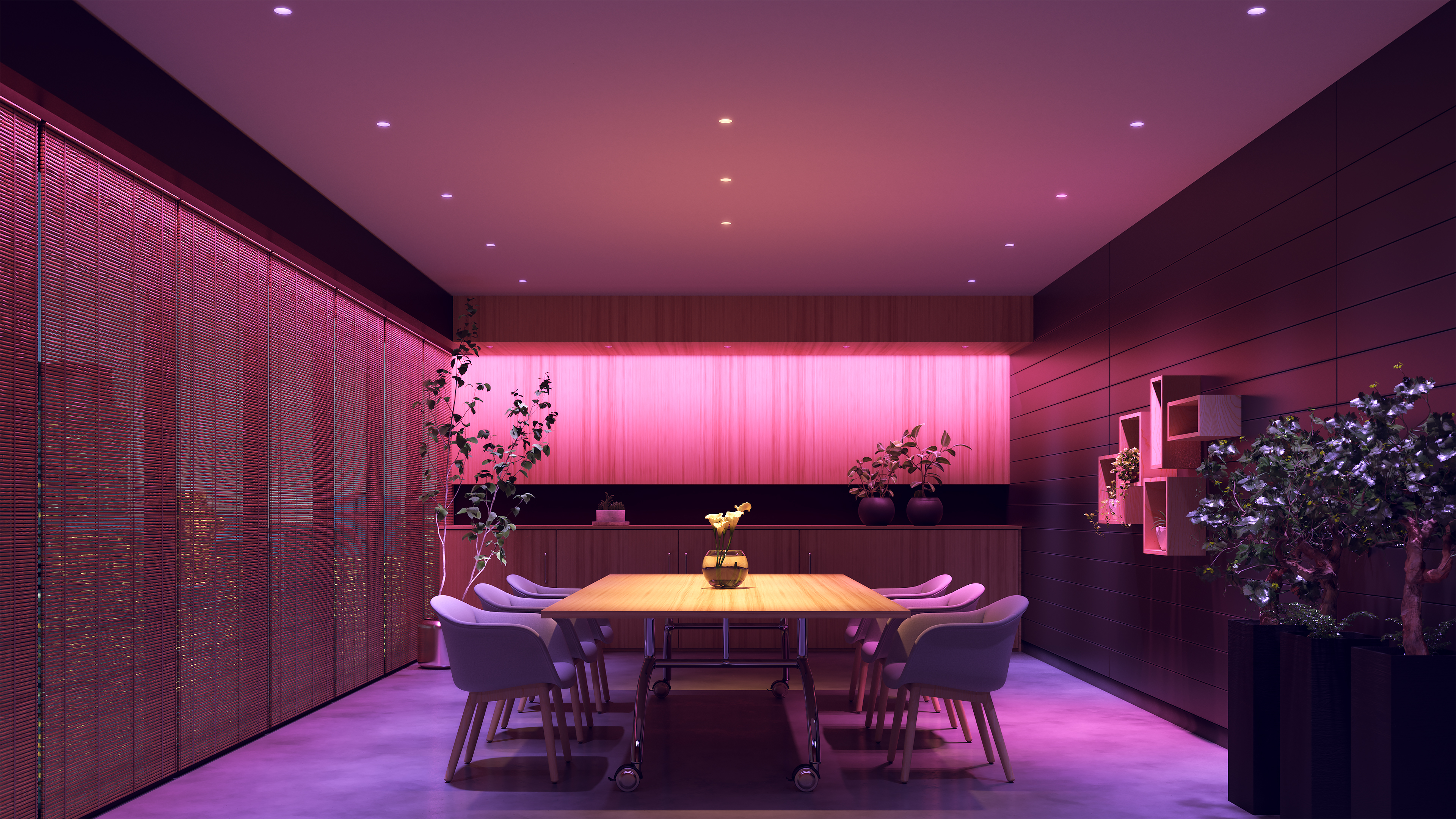 Light Channel 0.6" Recessed Millwork 24VDC Recessed 5 Channel Wireless Control, TruColor&trade; RGBTW