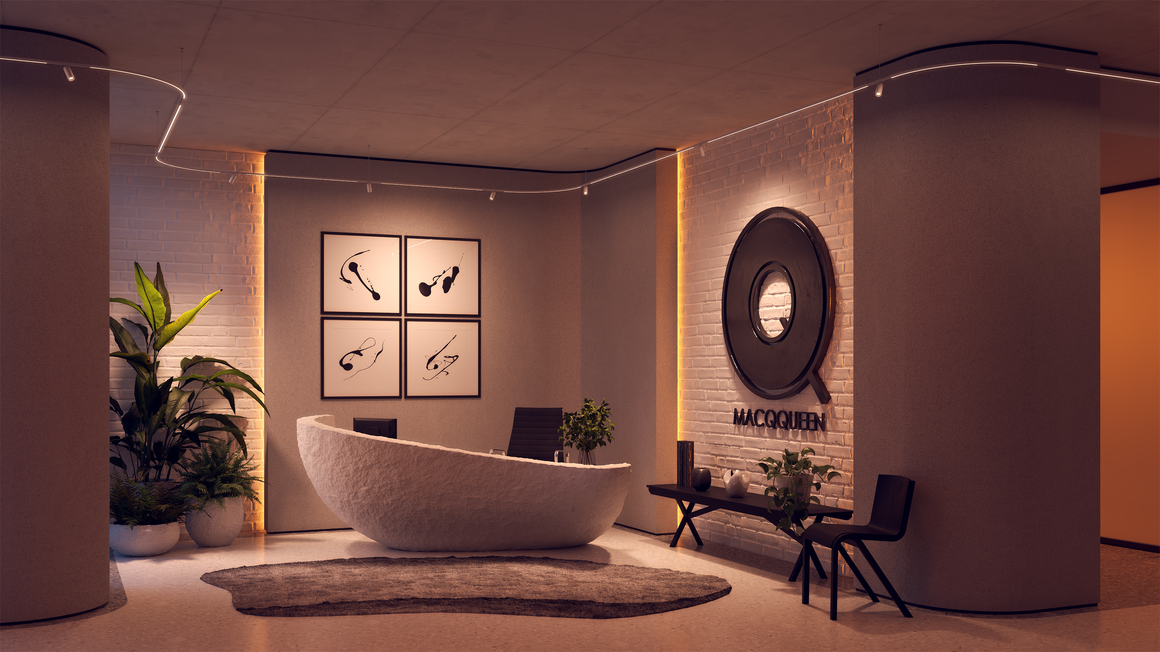 MTS48 MicroTrack&trade; Suspension 48VDC Class 2, Single Circuit, Suspension Track System - Click to Enlarge