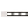 Light Channel Complete Fixture 0.6" Recessed Millwork 24VDC, Static White<br />Diffused Lens, Black Louver - Click to Enlarge