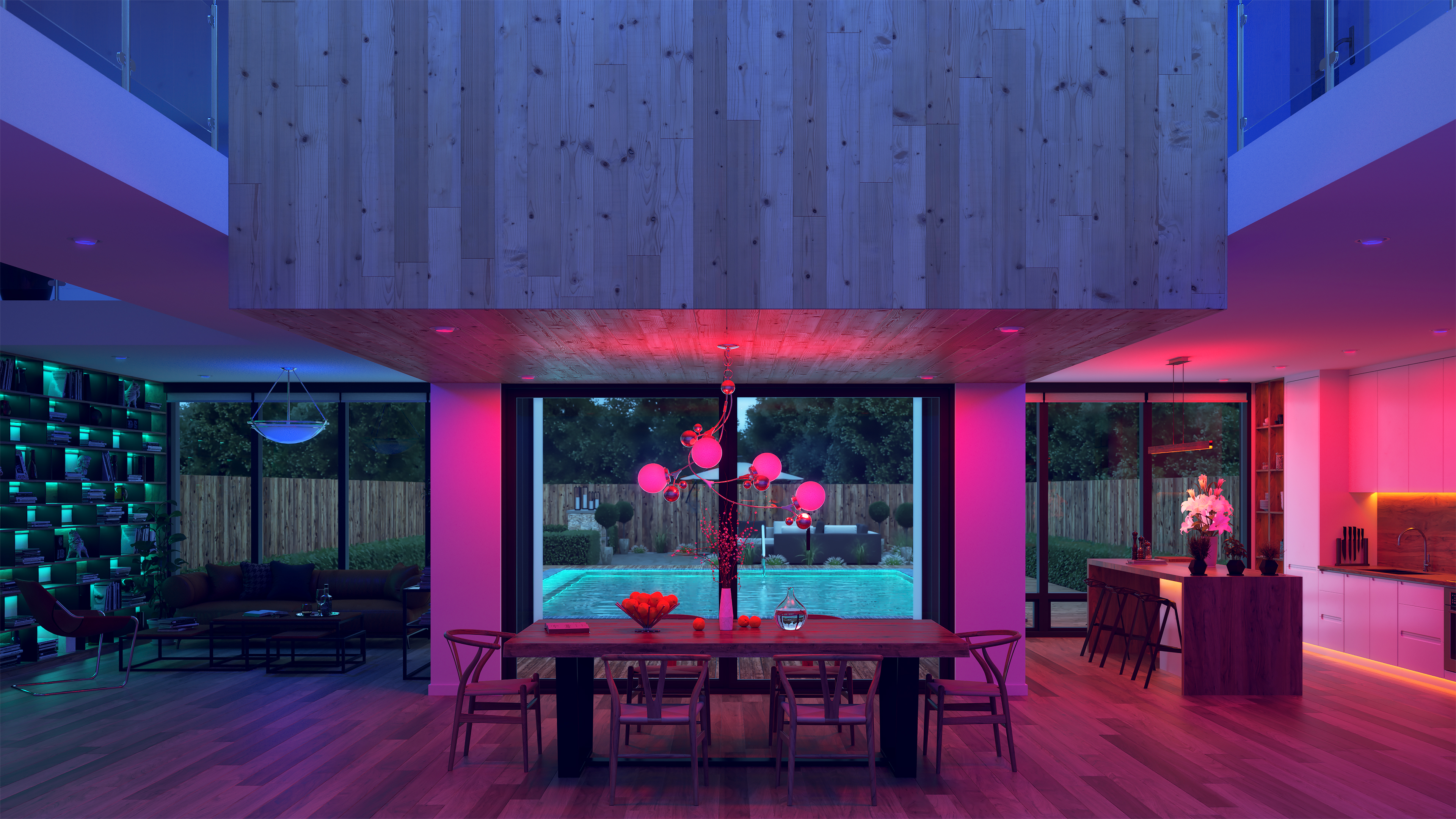 Pure Smart&trade; TruColor RGBTW BR30 WI-FI Enabled Smart Lamp - Click to Enlarge