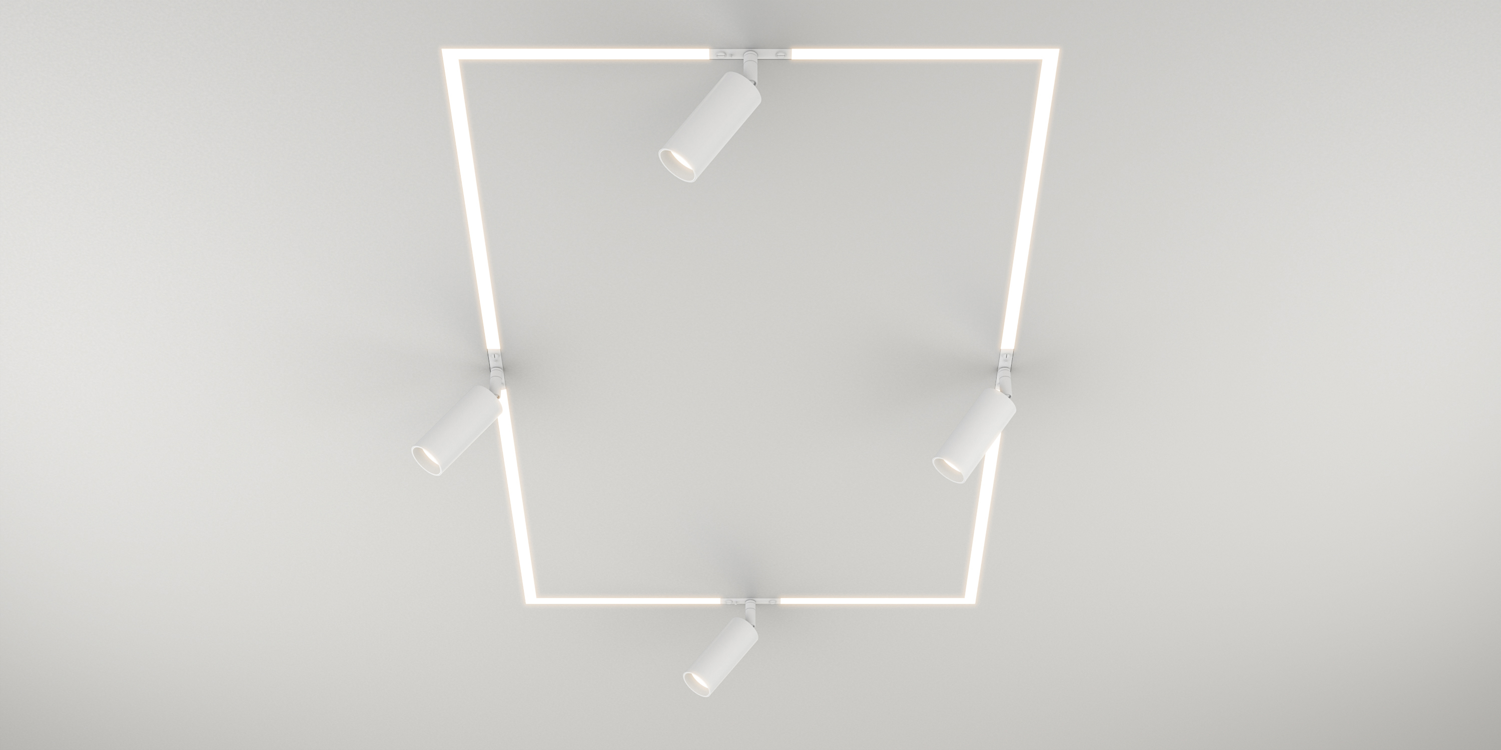 TruTrack&reg; Dual Source With Integral LED Strip - Click to Enlarge