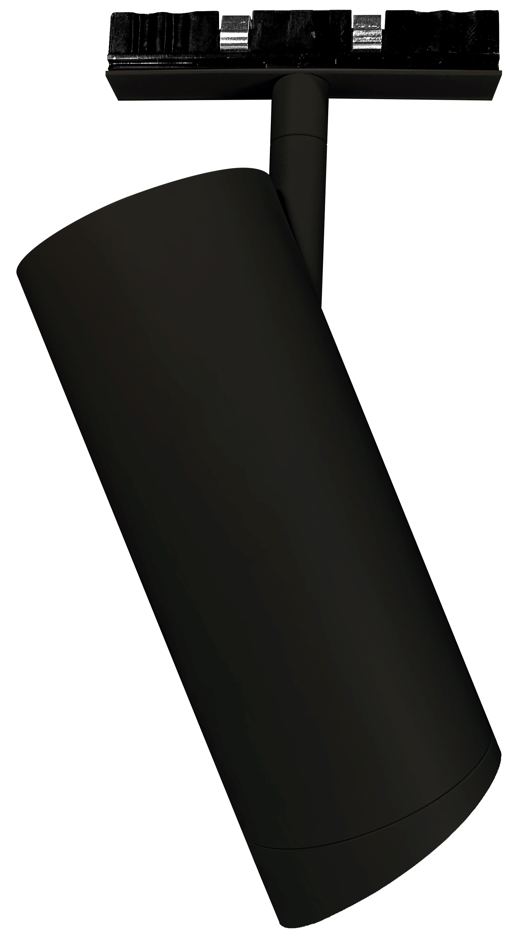 T24M Tubo Large Wall Wash Track Head RGBTW 24VDC Integrated LED,<br />Wi-Fi Enabled, 2-Circuit Magnetic, Black Powder Coat - Click to Enlarge