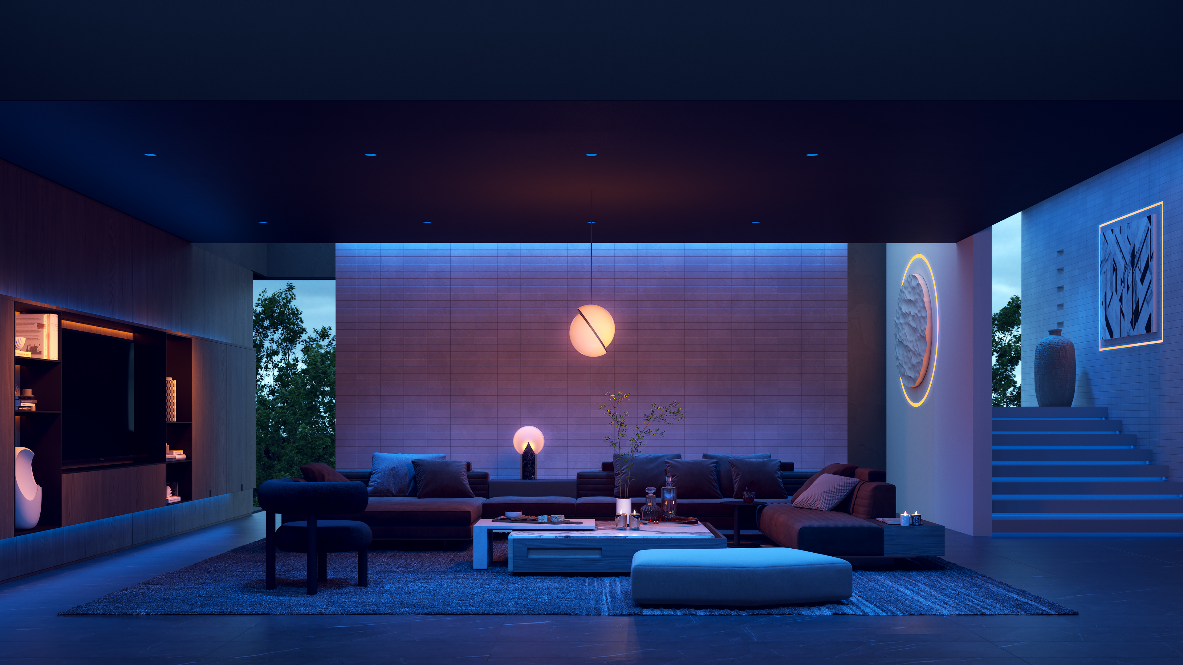 Luca 2.7" DMX/DALI TruColor&trade; RGBTW 48V Class 2, Recessed Fixed & Adjustable Downlights - Click to Enlarge