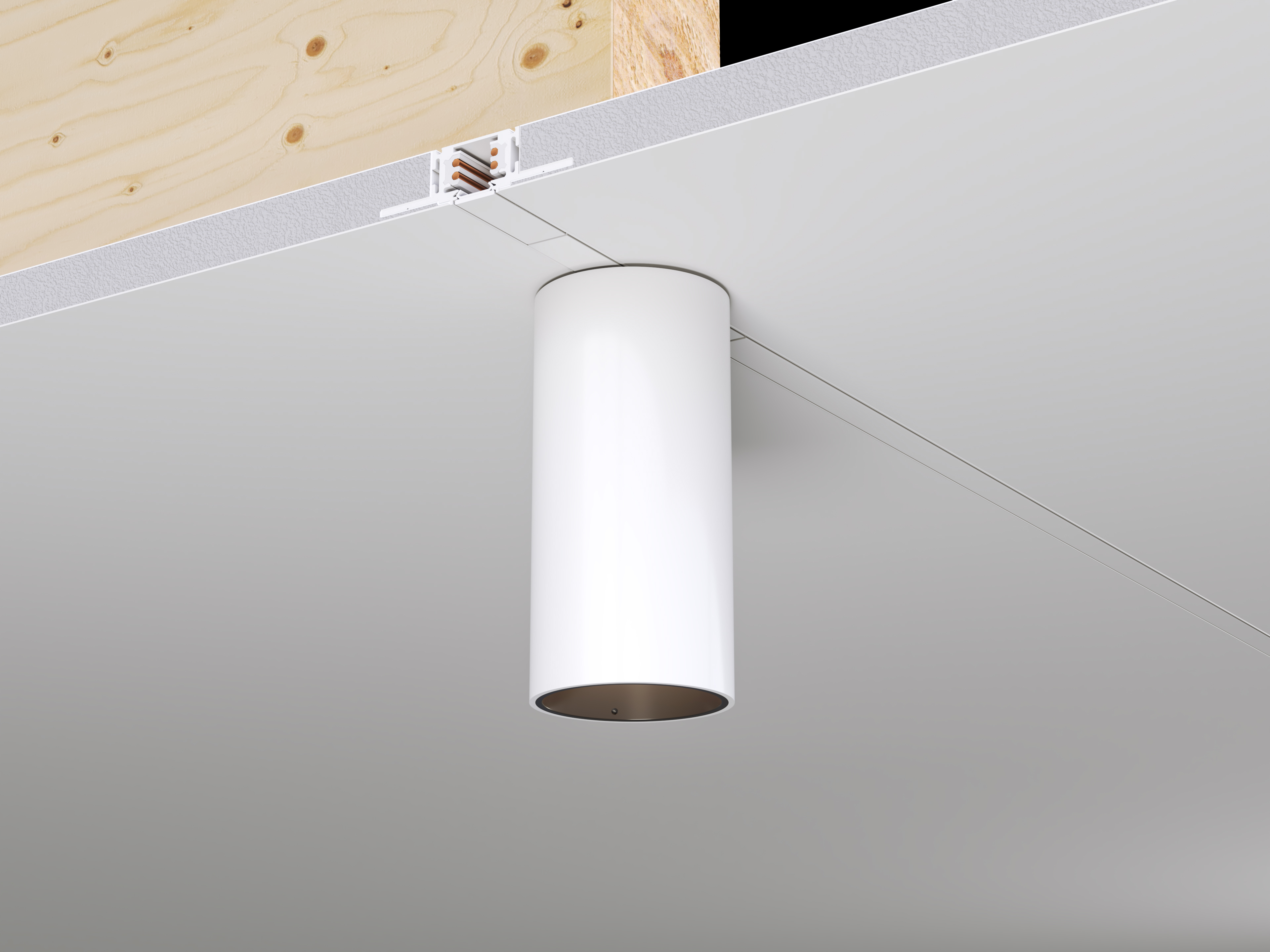 T24M Tubo Large br   Downlight br   Magnetic Track Head