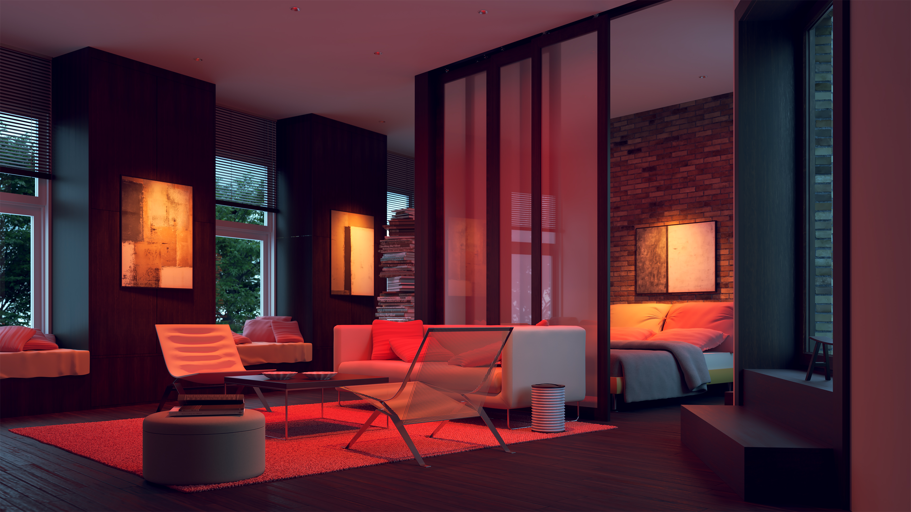 Luca 2.7" DMX/DALI TruColor&trade; RGBTW 48V Class 2, Recessed Wall Wash Downlights - Click to Enlarge