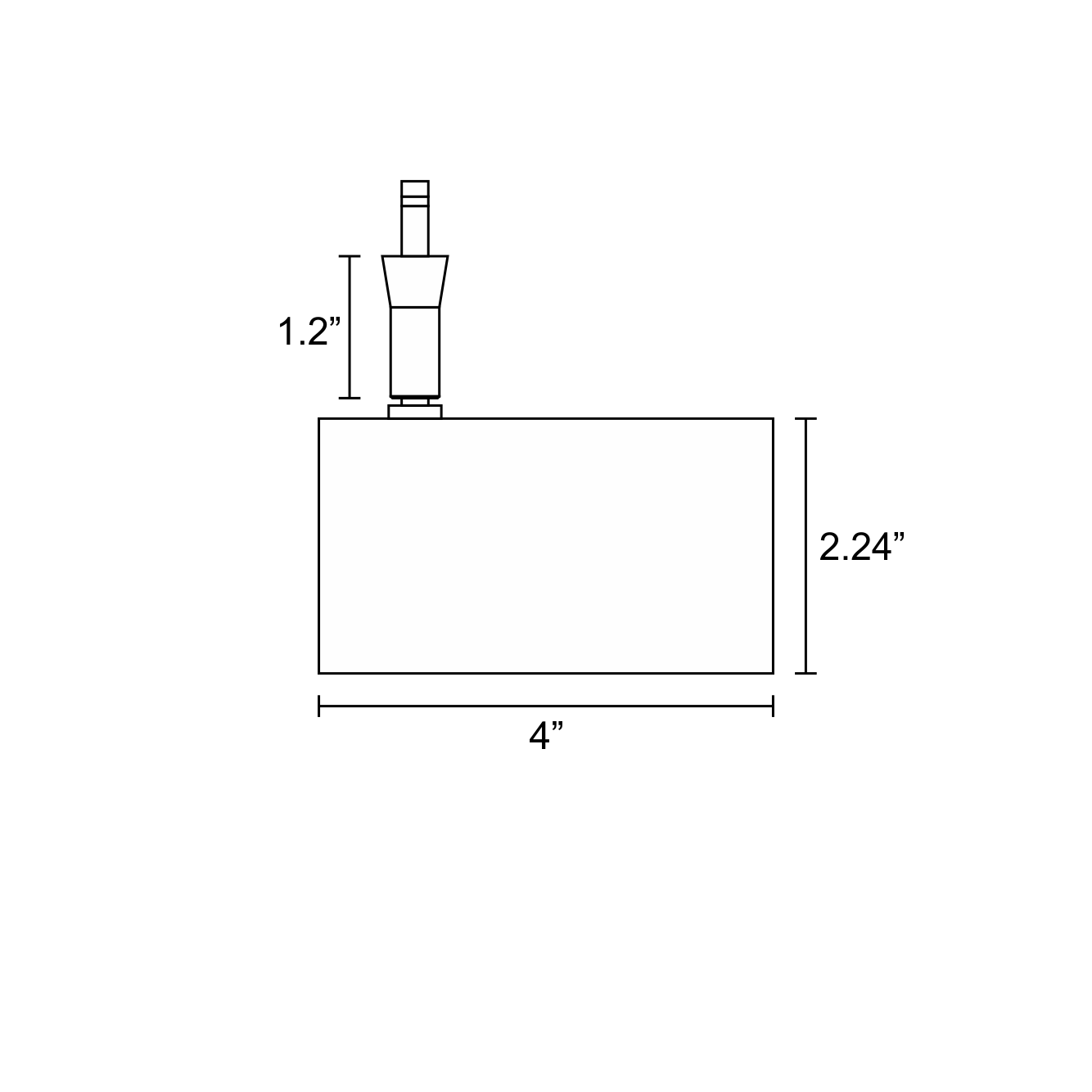 Vanishing Point Scope LED 12VAC