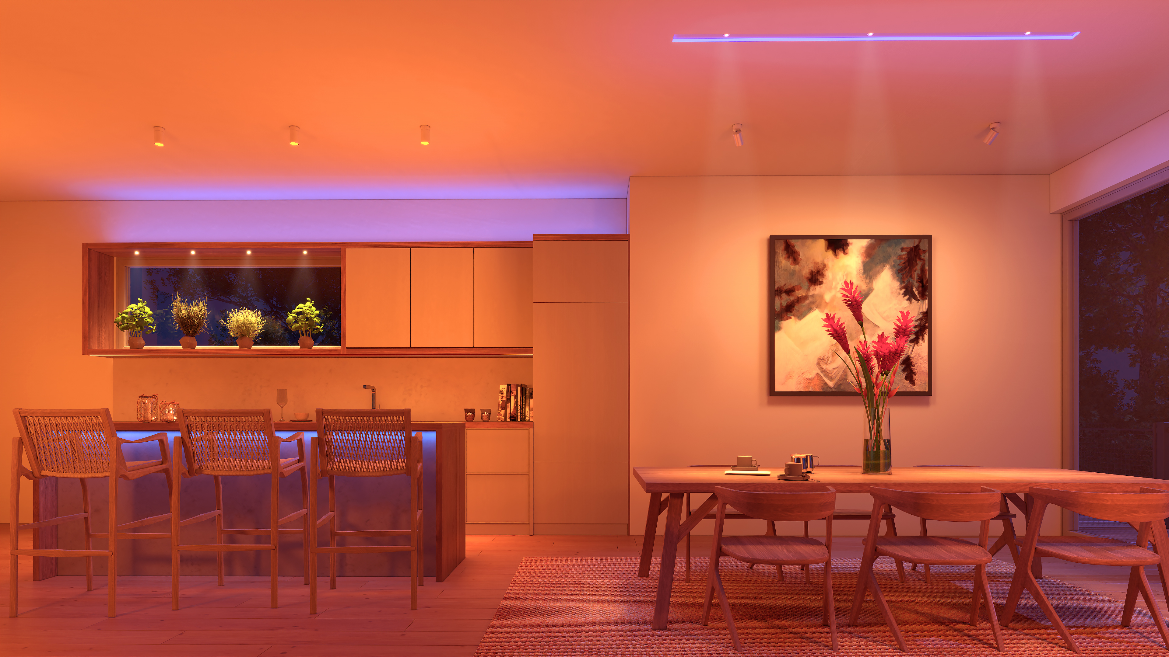 A19 Pure Smart Bulb, Big Shorty Ceiling, BR30 Pure Smart Bulb, Lazer Strip, Veil Ceiling