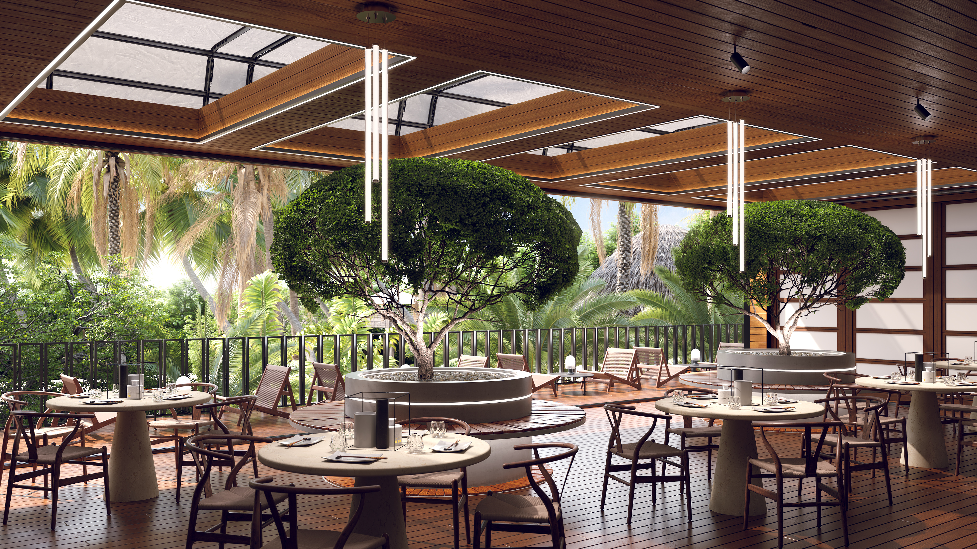 Solina 360 Multipoint TruColor RGBTW 24VDC, Vertical Pendant, Power In Canopy - Click to Enlarge