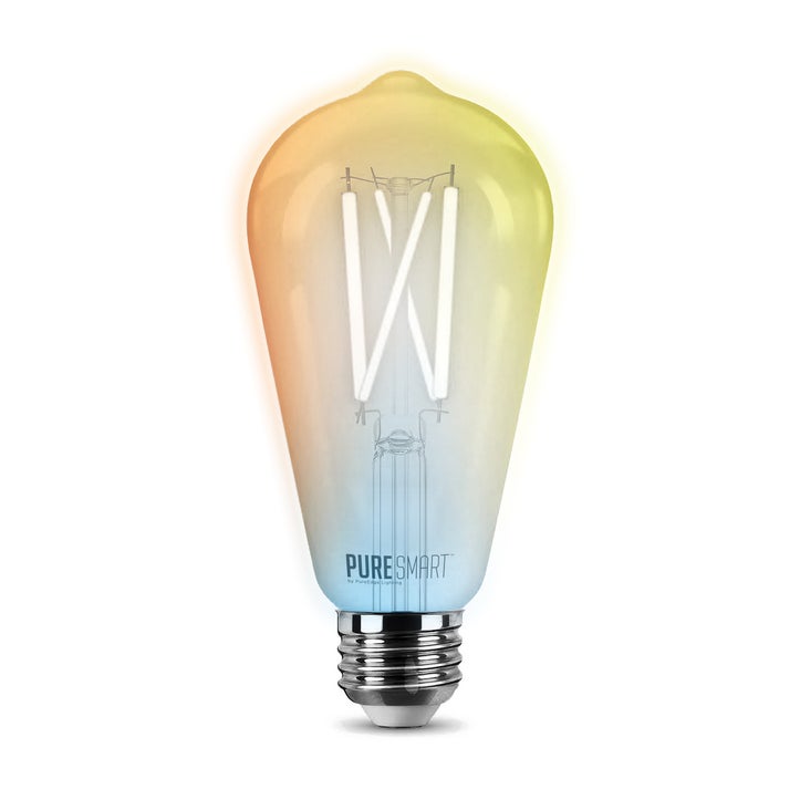 Pure Smart Filament Lamp ST19F-E26-7W-TW 120V, 7 Watt Wi-Fi Enabled Tunable White - Click to Enlarge