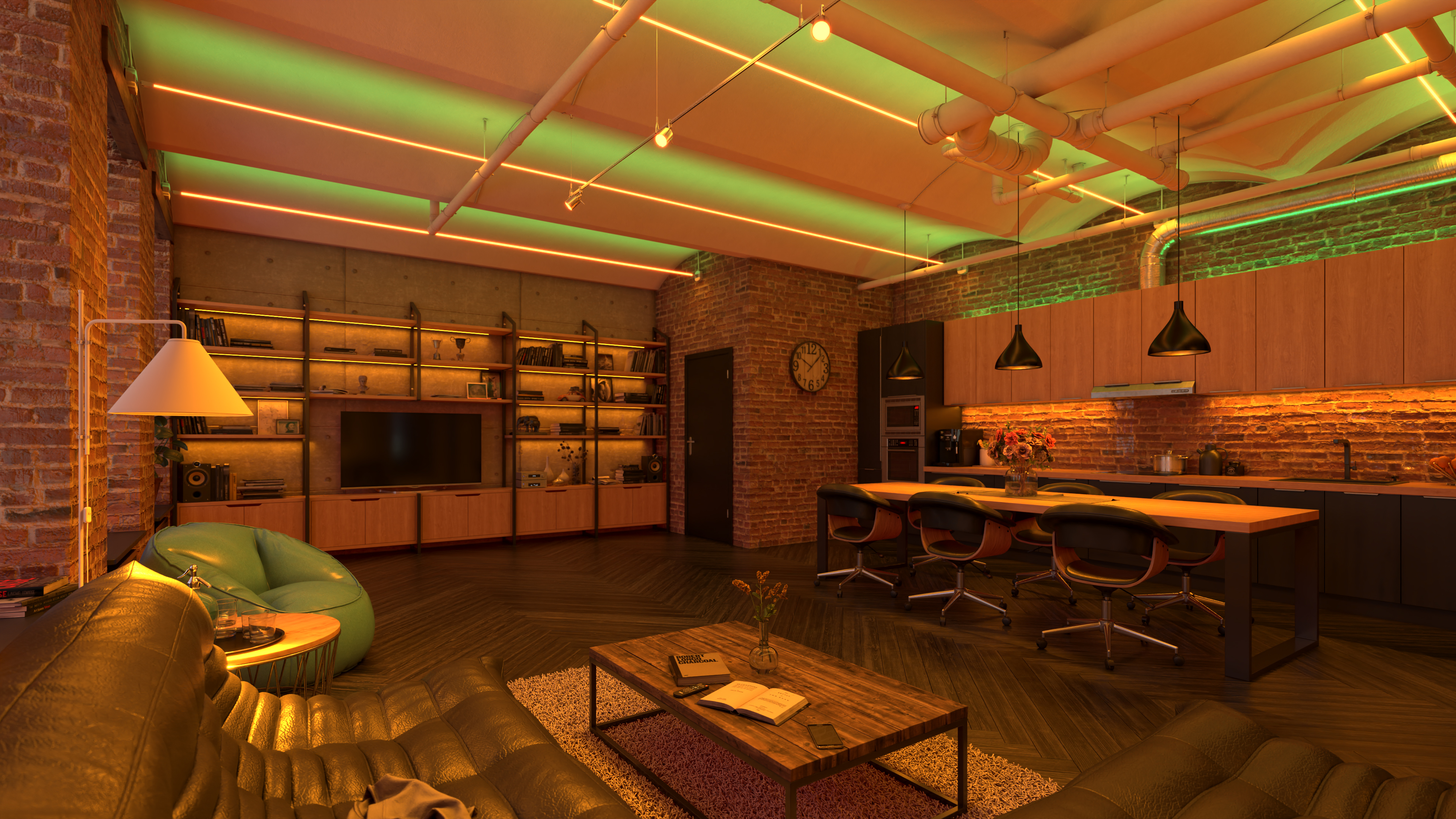 Monorail with Rebel Heads - Click to Enlarge