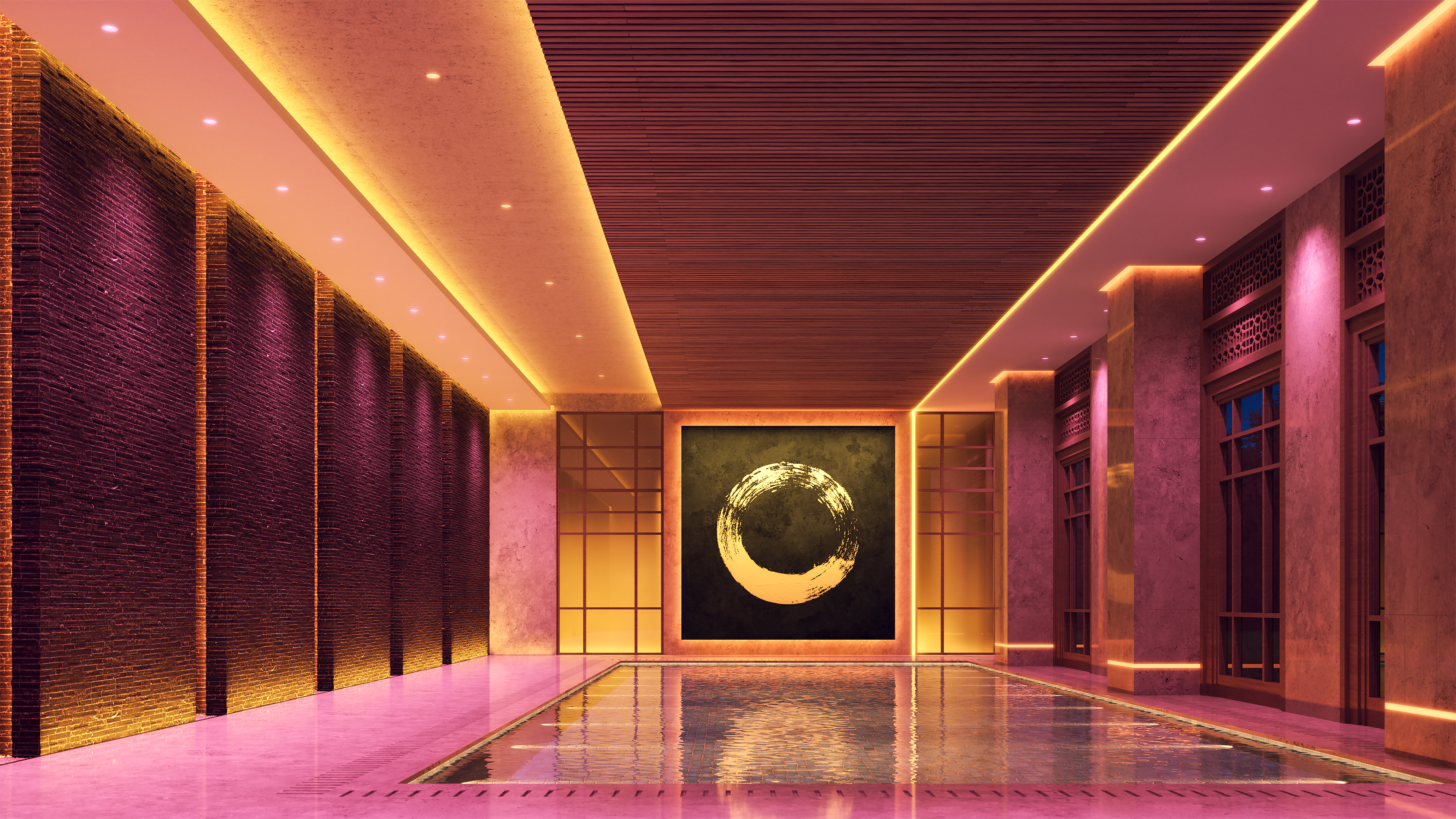 TruLine Trim 1.6A TruColor&trade; RGBTW 24VDC, 5/8" Recessed LED System - Click to Enlarge