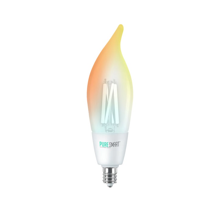Pure Smart Filament Lamp BA11F-E12-4W-TW 120V, 4 Watt Wi-Fi Enabled Tunable White - Click to Enlarge