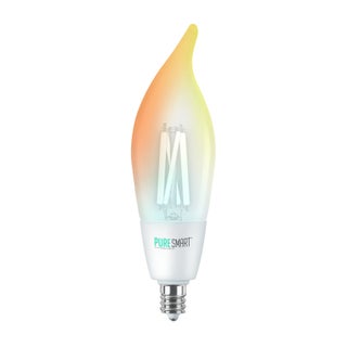Pure Smart trade  Filament Lamp Tunable White B11F WI FI Enabled Smart Lamp