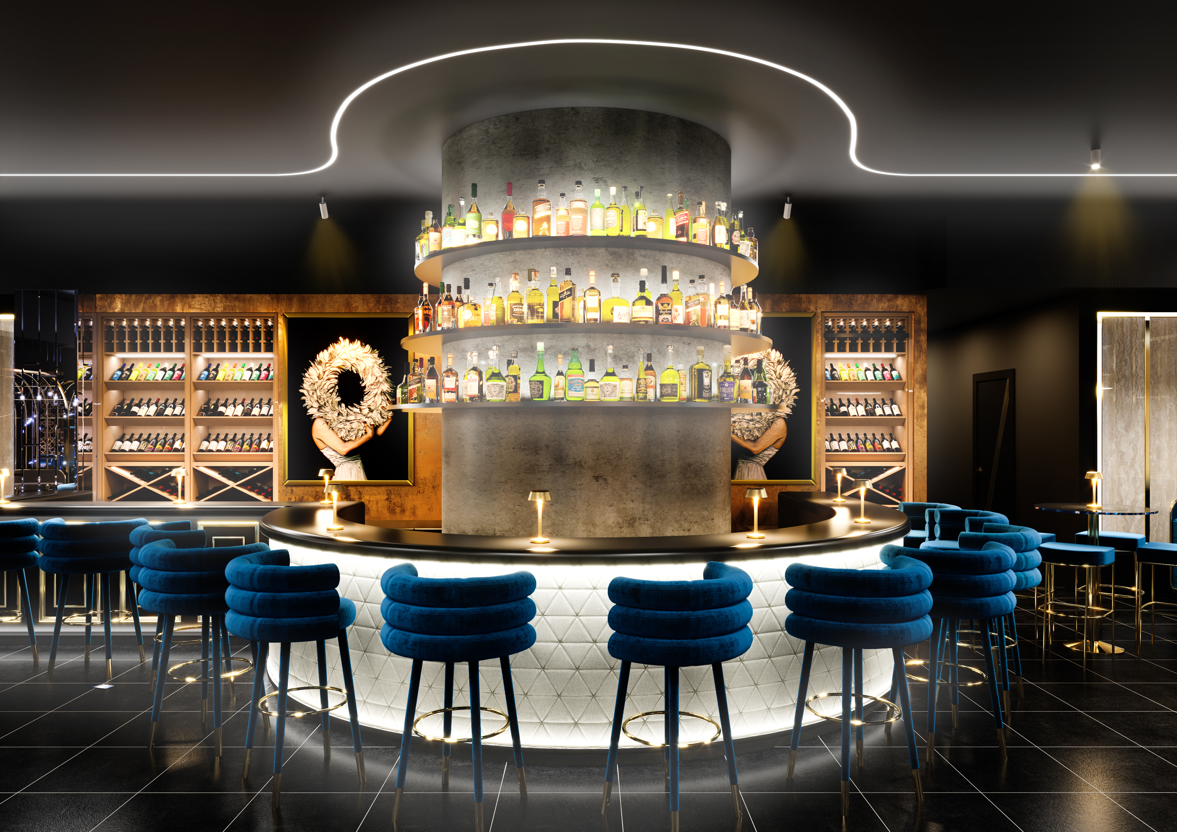 TruCurve 1 DIY (Do-It-Yourself) Plaster-in, 24VDC LED - Click to Enlarge