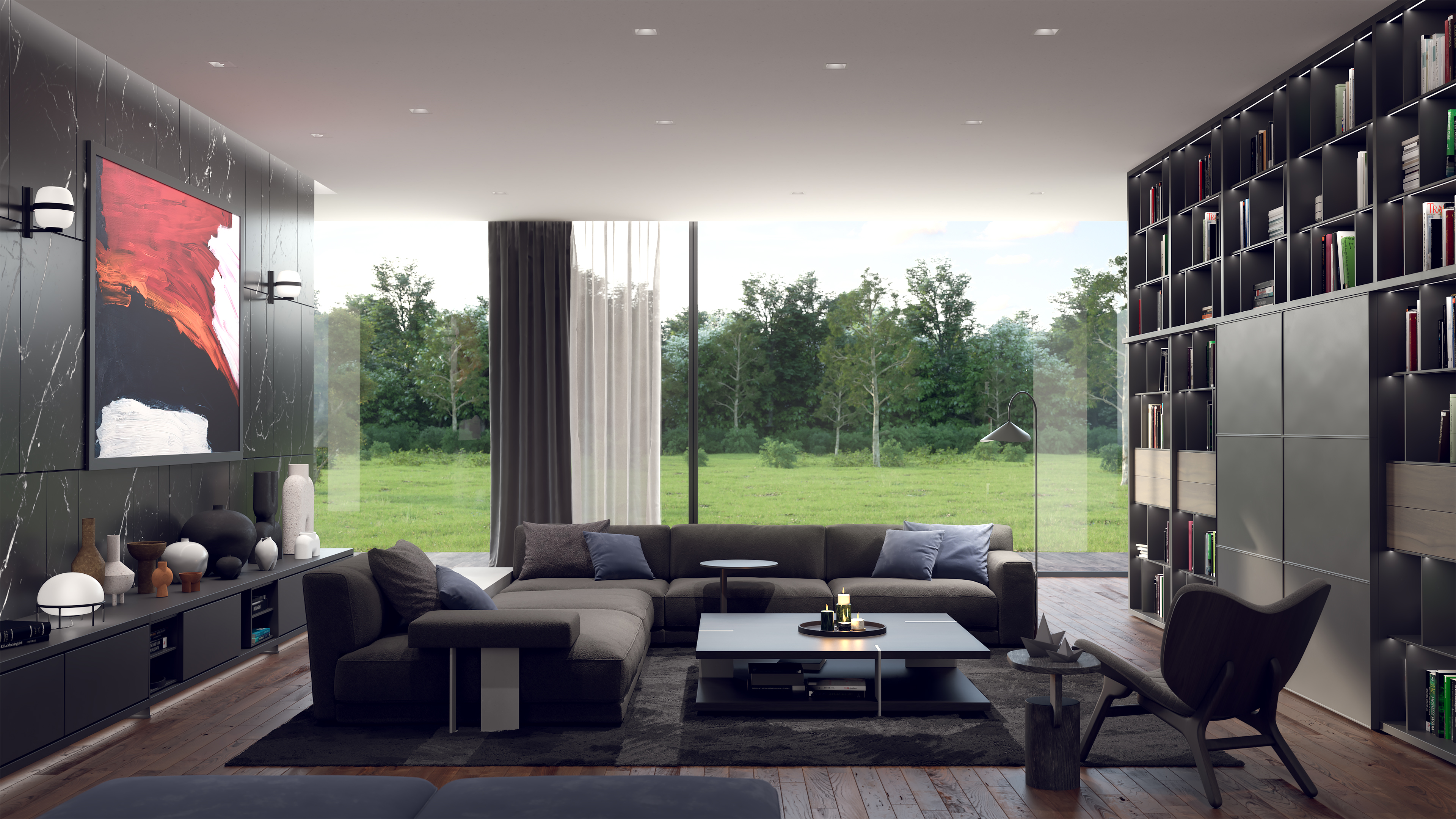 Light Channel 0.6" Recessed Millwork TruColor&trade; RGBTW, Luca 3.5" TruColor&trade; RGBTW Recessed Fixed and Adjustible Downlight,<br />Luca 3.5" TruColor&trade; RGBTW Recessed Wall Wash Downlight