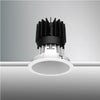 Luca 3.5" Static White & Warm Dim 120V-277V, Recessed Fixed & Adjustable<br />Round Fixed Trim - Click to Enlarge