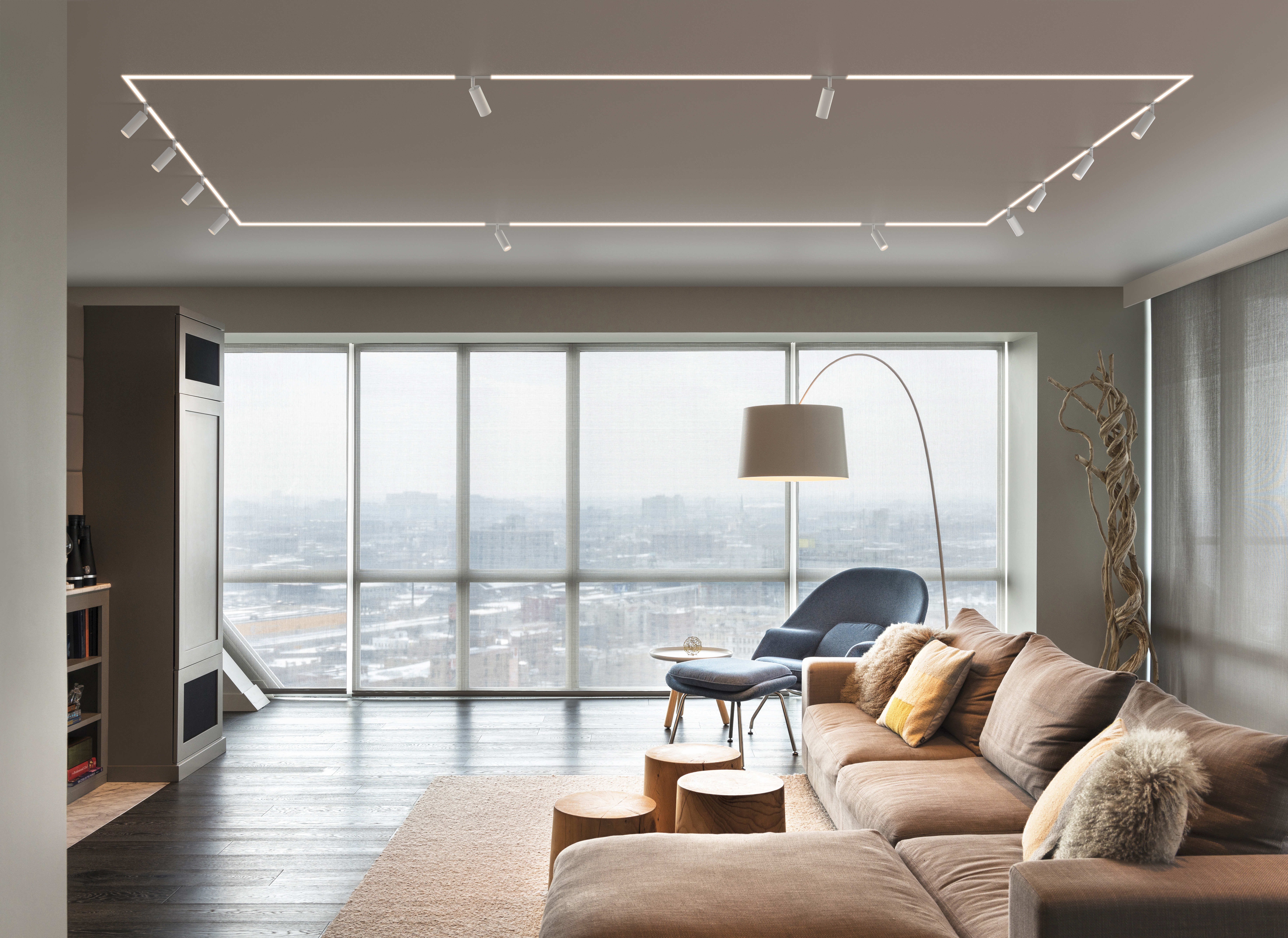 TruTrack&reg; Dual Source With Integral LED Strip - Click to Enlarge