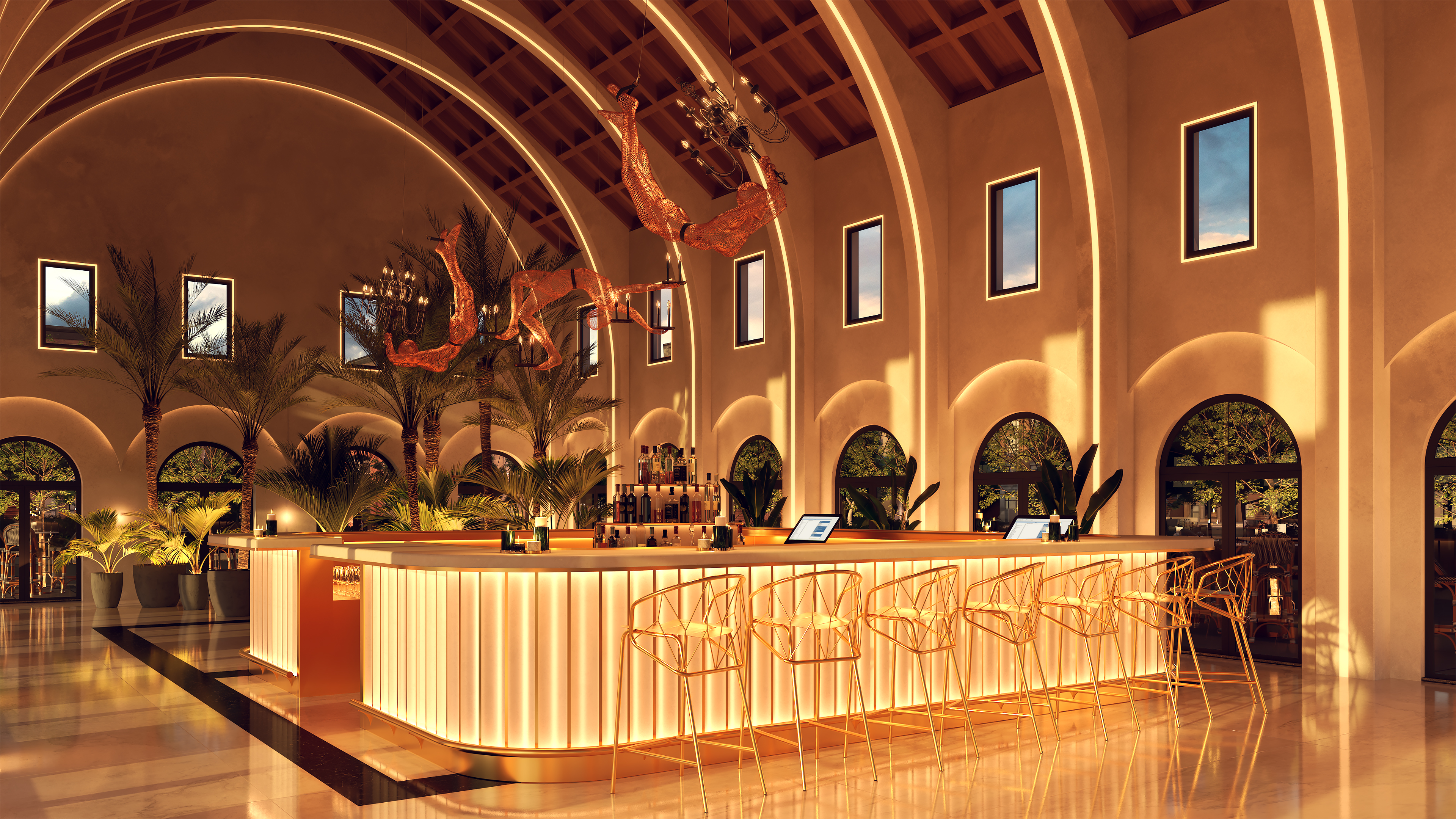 TruArch 1 DIY Do-It-Yourself, 1" Wide 24VDC Plaster-In LED System - Click to Enlarge