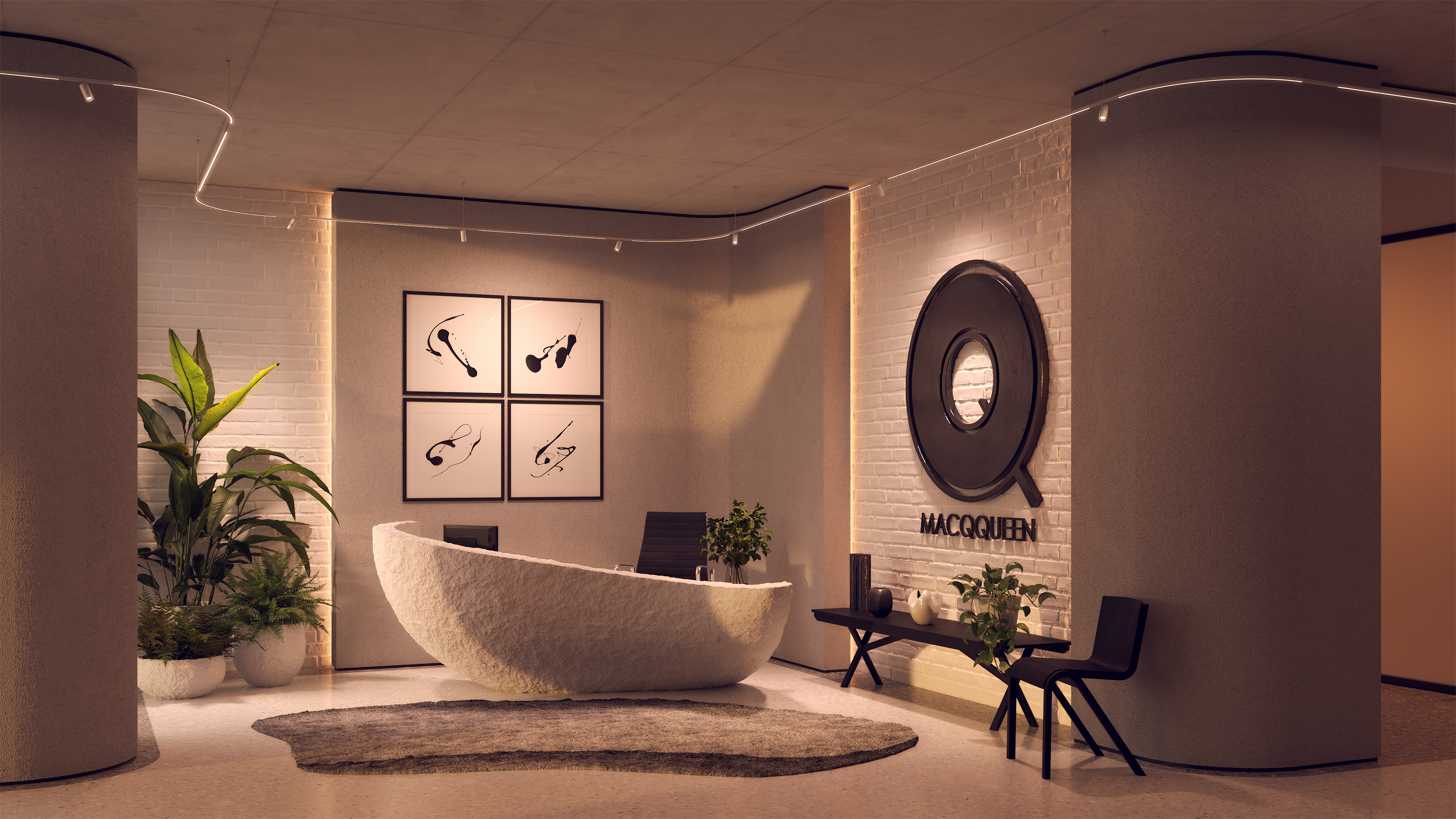 MTS48 MicroTrack&trade; Suspension 48VDC Class 2, Single Circuit, Suspension Track System - Click to Enlarge