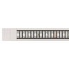 Light Channel Complete Fixture 0.6" Recessed Millwork 24VDC, Static White<br />Clear Lens, Black Louver - Click to Enlarge
