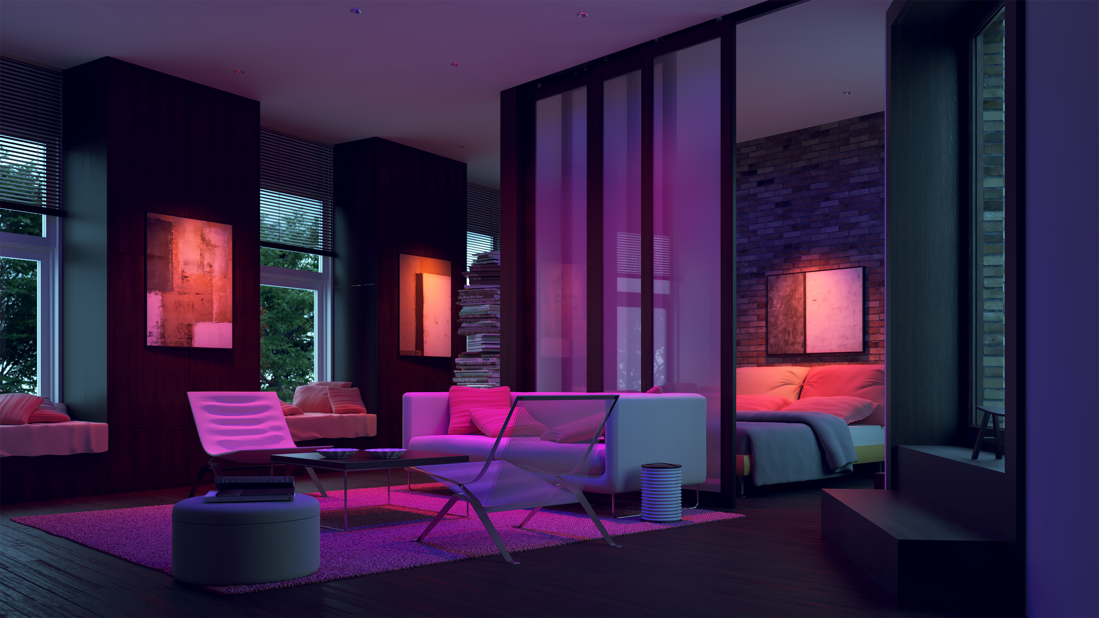 Luca 2.7" DMX/DALI TruColor&trade; RGBTW 48V Class 2, Recessed Wall Wash Downlights - Click to Enlarge