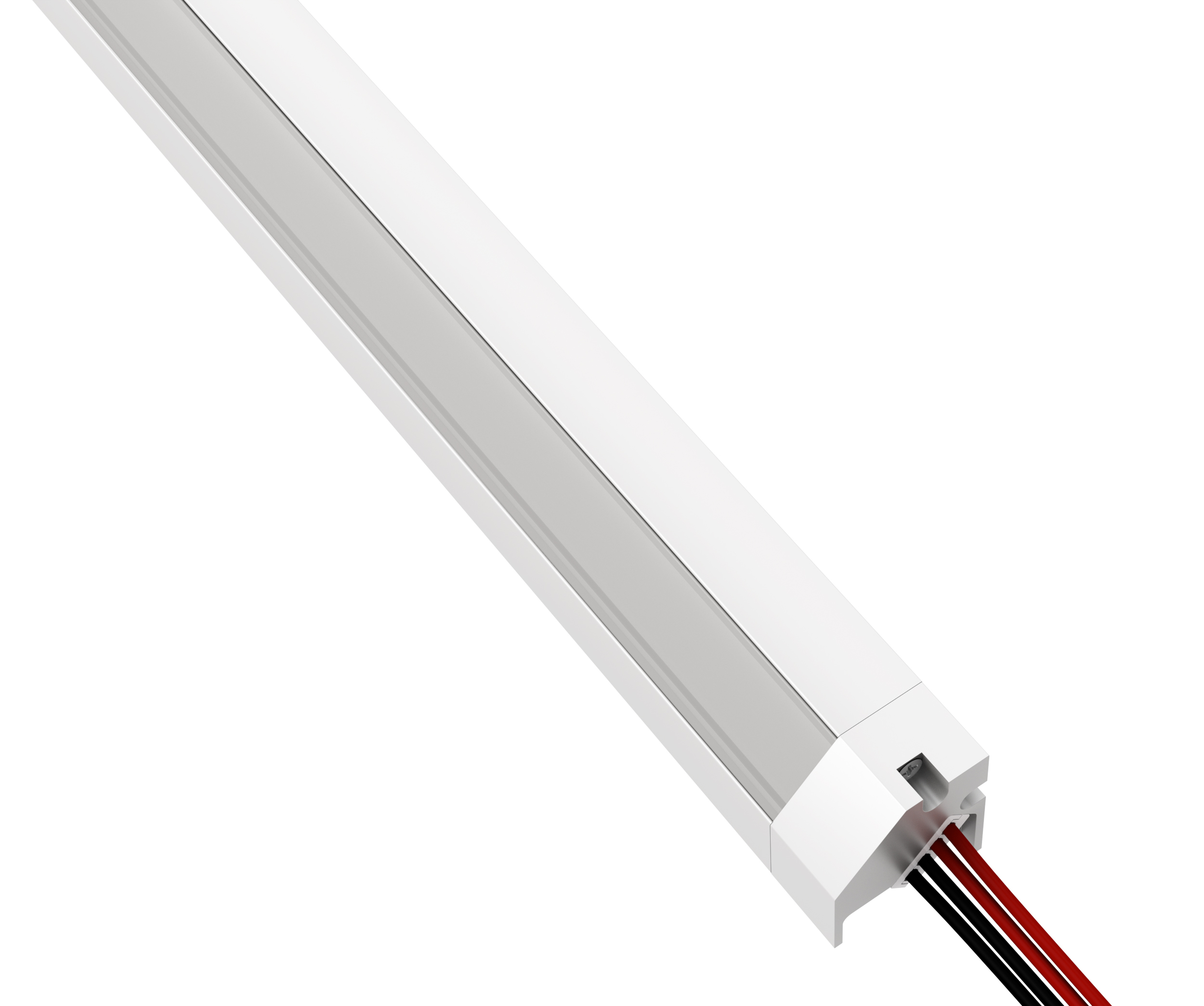 Light Channel 45 deg  br   Complete Fixture br   Warm Dim