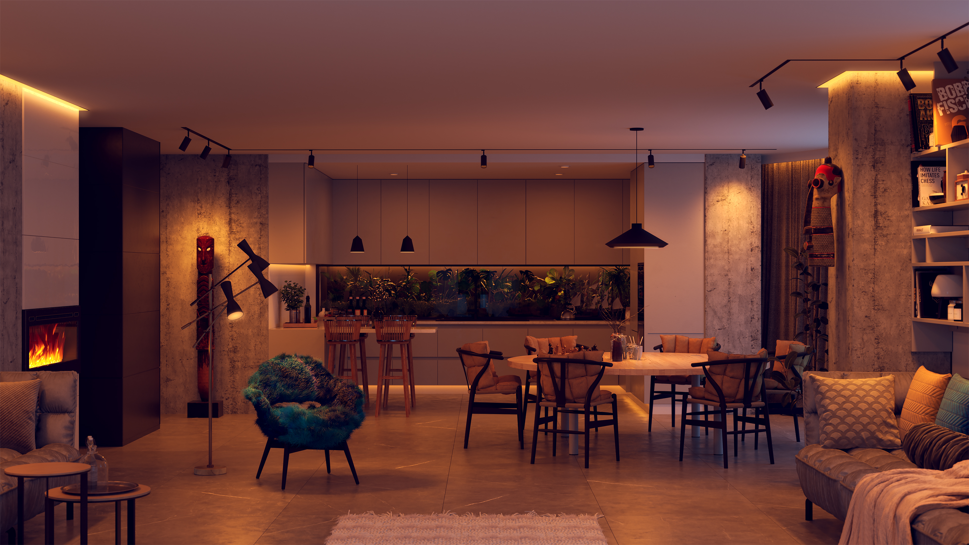 Verge Ceiling TruColor&trade; RGB & Tunable White 24VDC 5/8"<br />Drywall Plaster-In LED System, 5 Channel Control - Click to Enlarge