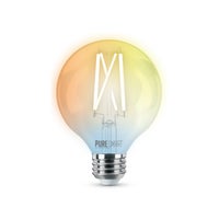 Pure Smart Filament Lamp G25F-E26-7W-TW 120V, 7 Watt Wi-Fi Enabled Tunable White