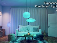 Pure Smart Living Room with TruColor RGBTW™ A19 Lamps