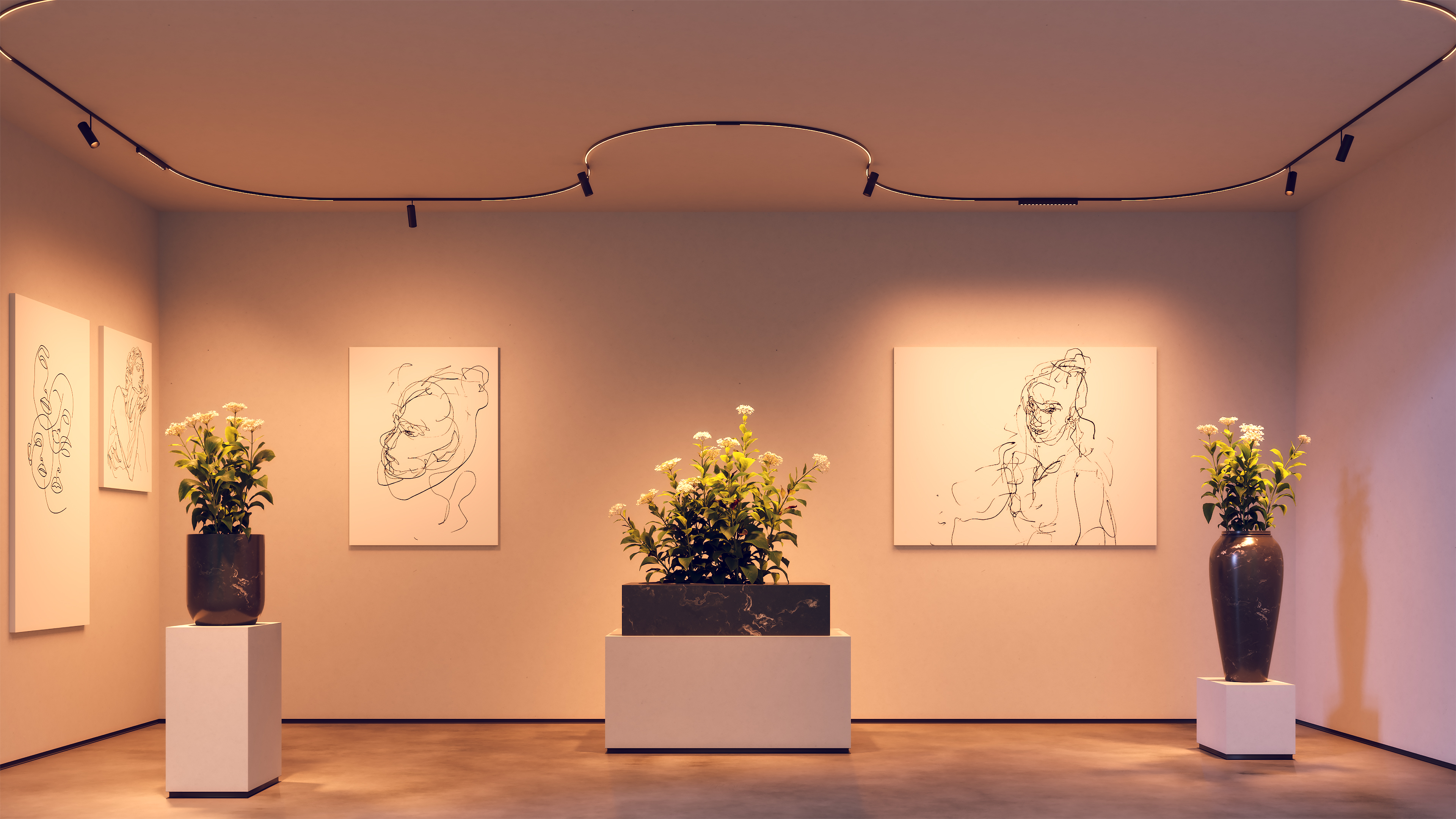 MTC48 Micro Track 48VDC Class 2, Ceiling Mount Track System