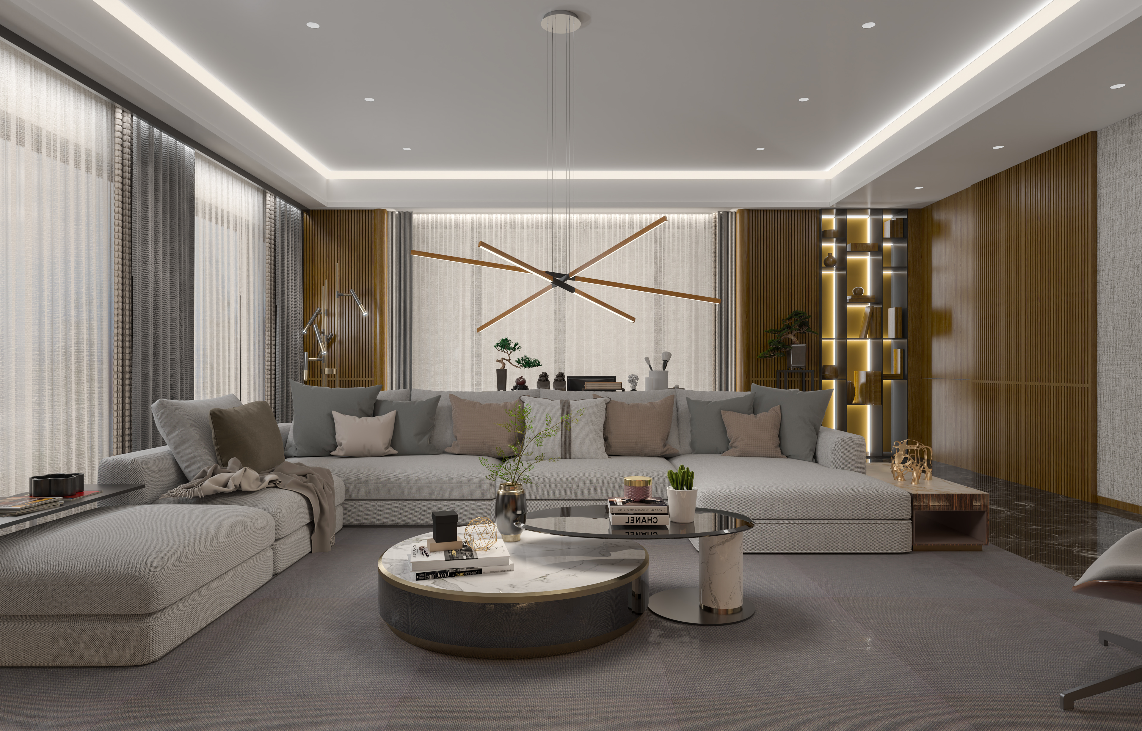 Verge Ceiling Tunable White 24VDC, 5/8" Drywall Plaster-In LED System - Click to Enlarge