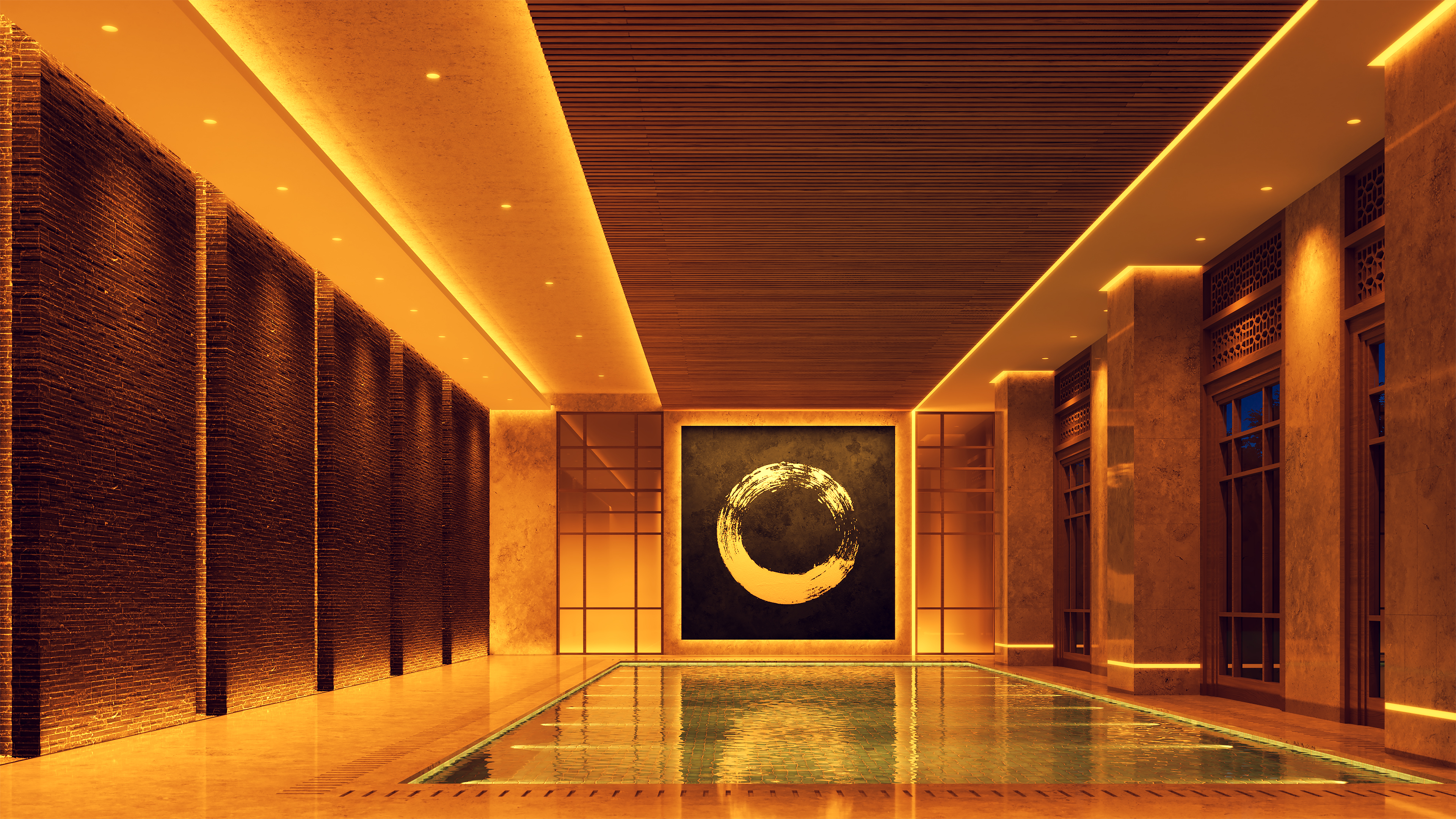 TruLine Trim 1.6A TruColor&trade; RGBTW 24VDC, 5/8" Recessed LED System - Click to Enlarge