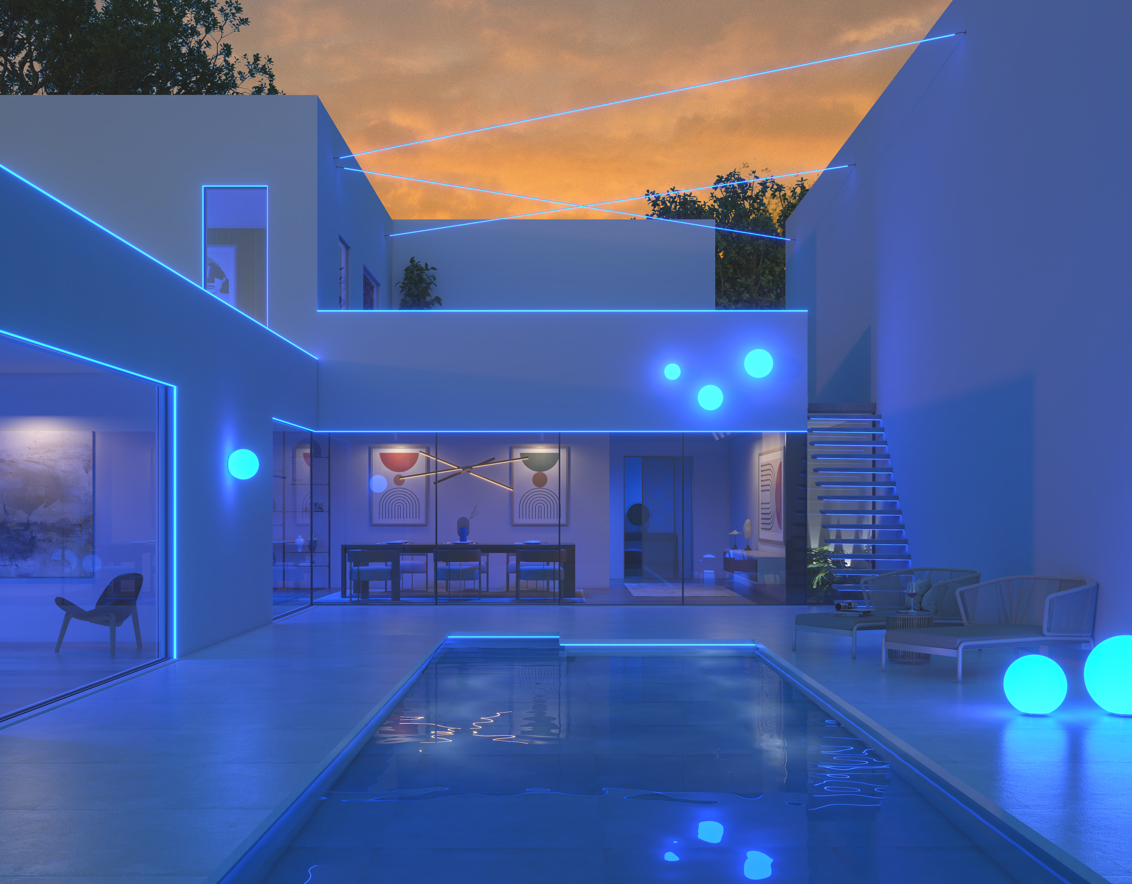 Pure Smart&trade; TruColor RGBTW A19 WI-FI Enabled Smart Lamp - Click to Enlarge