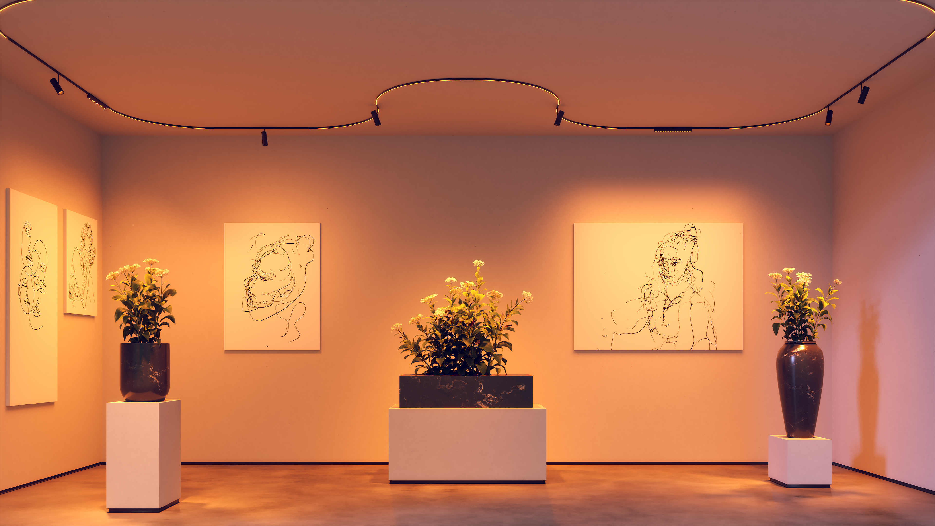 MTC48 Micro Track 48VDC Class 2, Ceiling Mount Track System