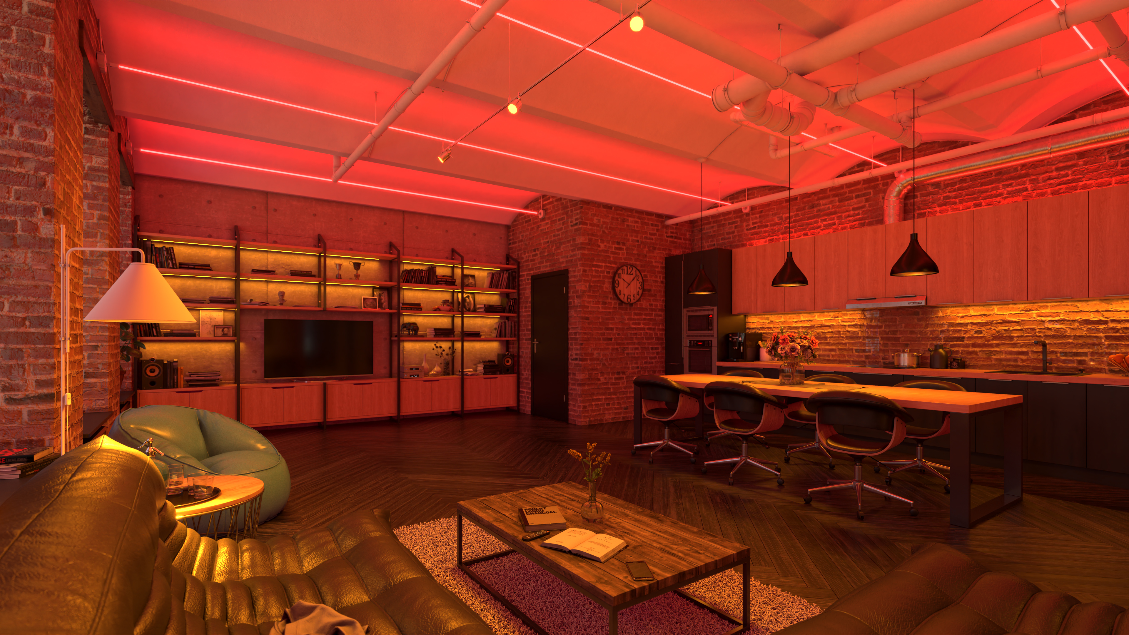 Light Channel Complete Fixture 0.6" Surface Mount 24VDC, Tunable White - Click to Enlarge