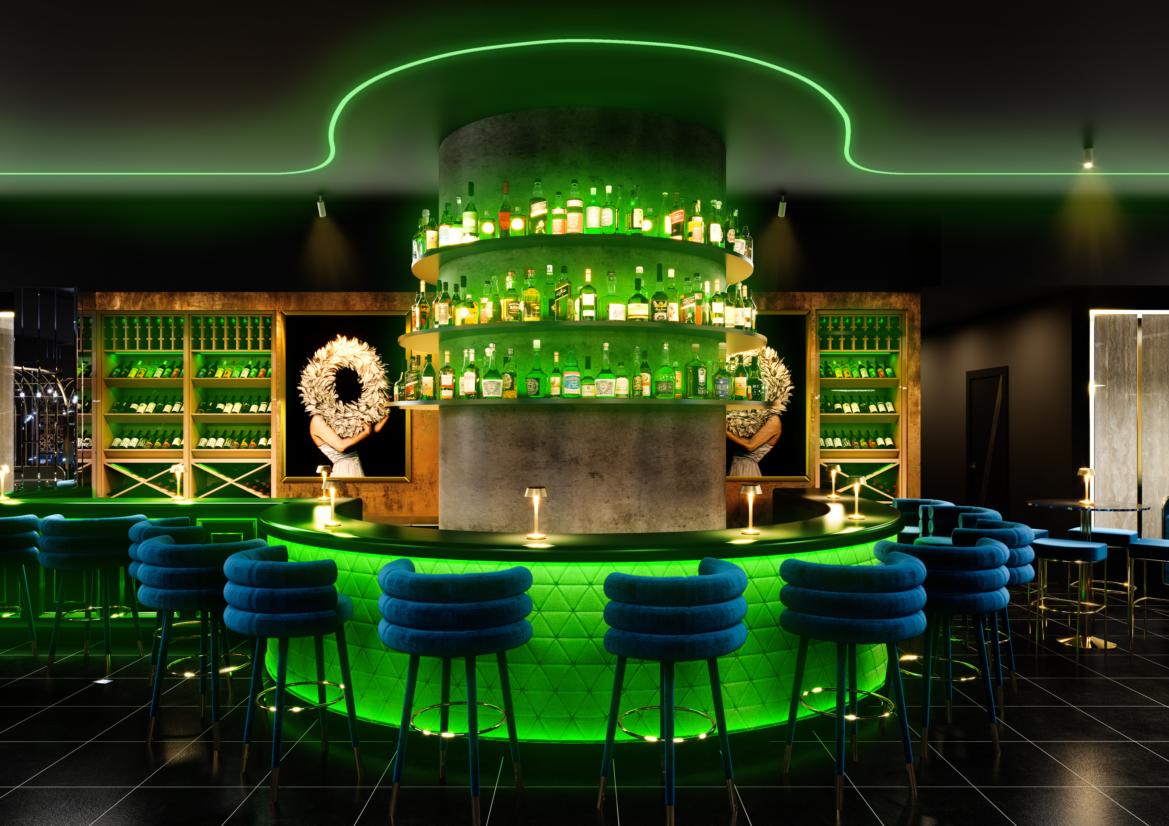 TruCurve 1 DIY (Do-It-Yourself) Plaster-in, 24VDC LED - Click to Enlarge