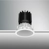 Luca 2.7" TruColor™ RGBTW 24V Class 2, Recessed Fixed & Adjustable Downlights<br />Round Fixed Trim - Click to Enlarge