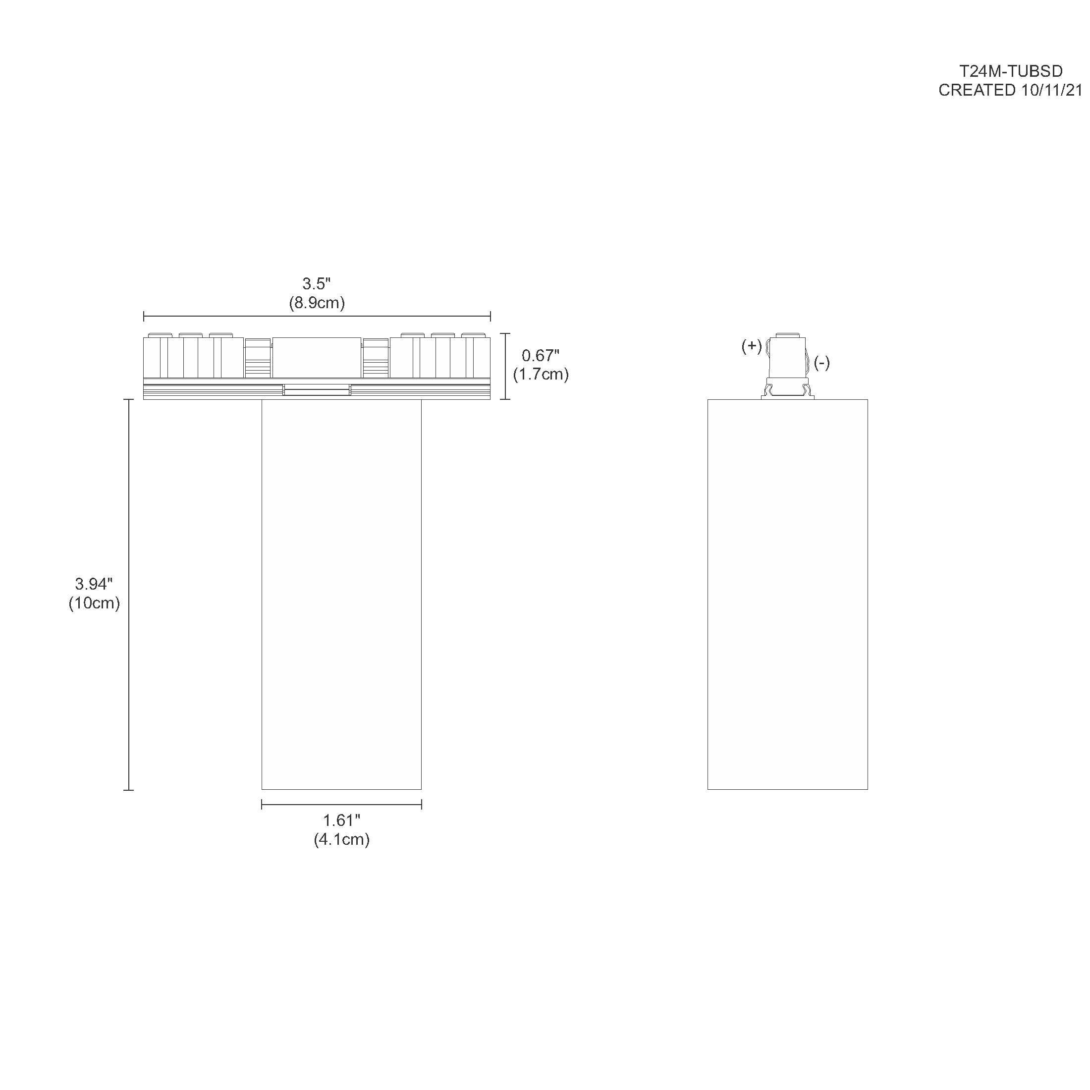 T24M Tubo Small br   Downlight br   Magnetic Track Head